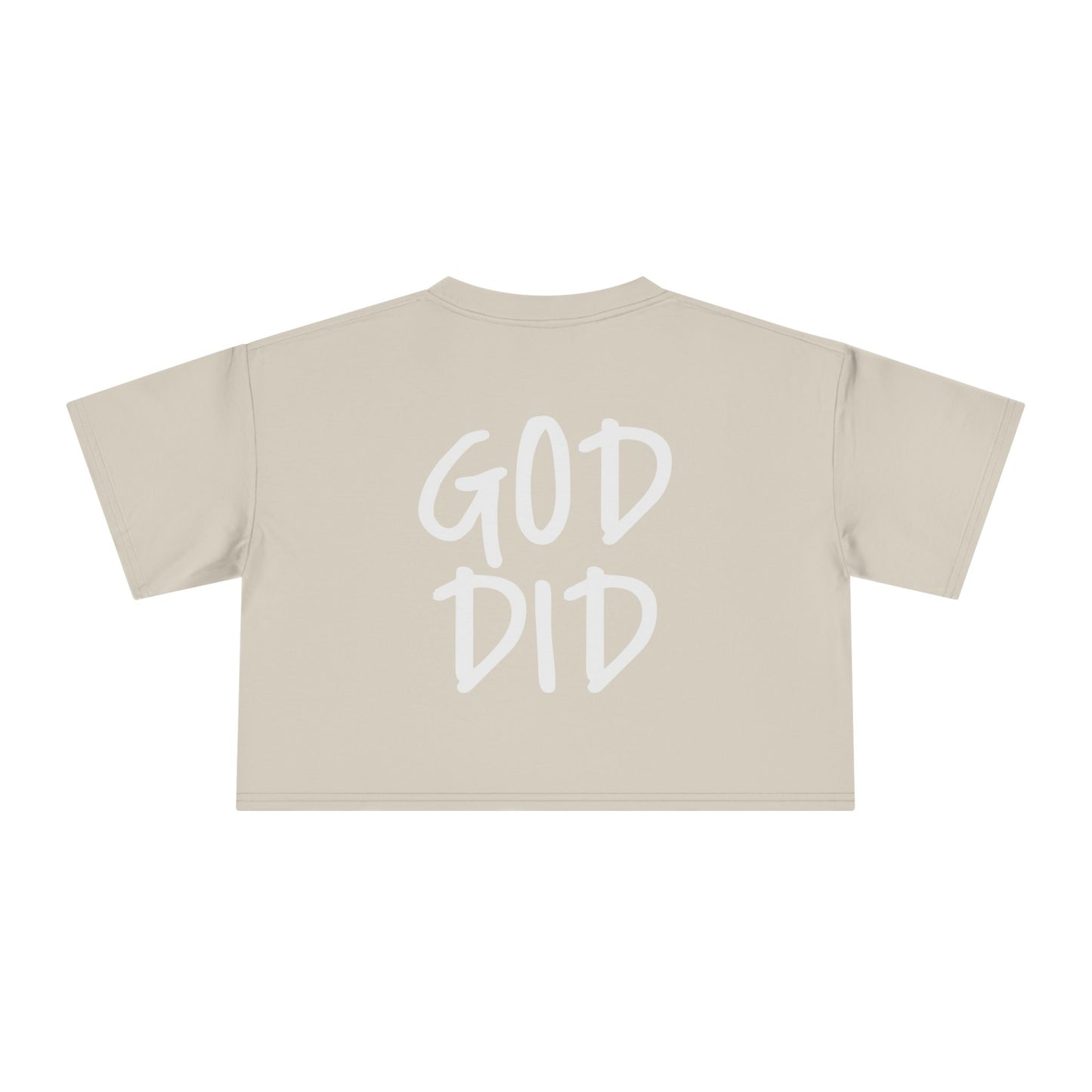 GOD DID - Women's Crop Tee