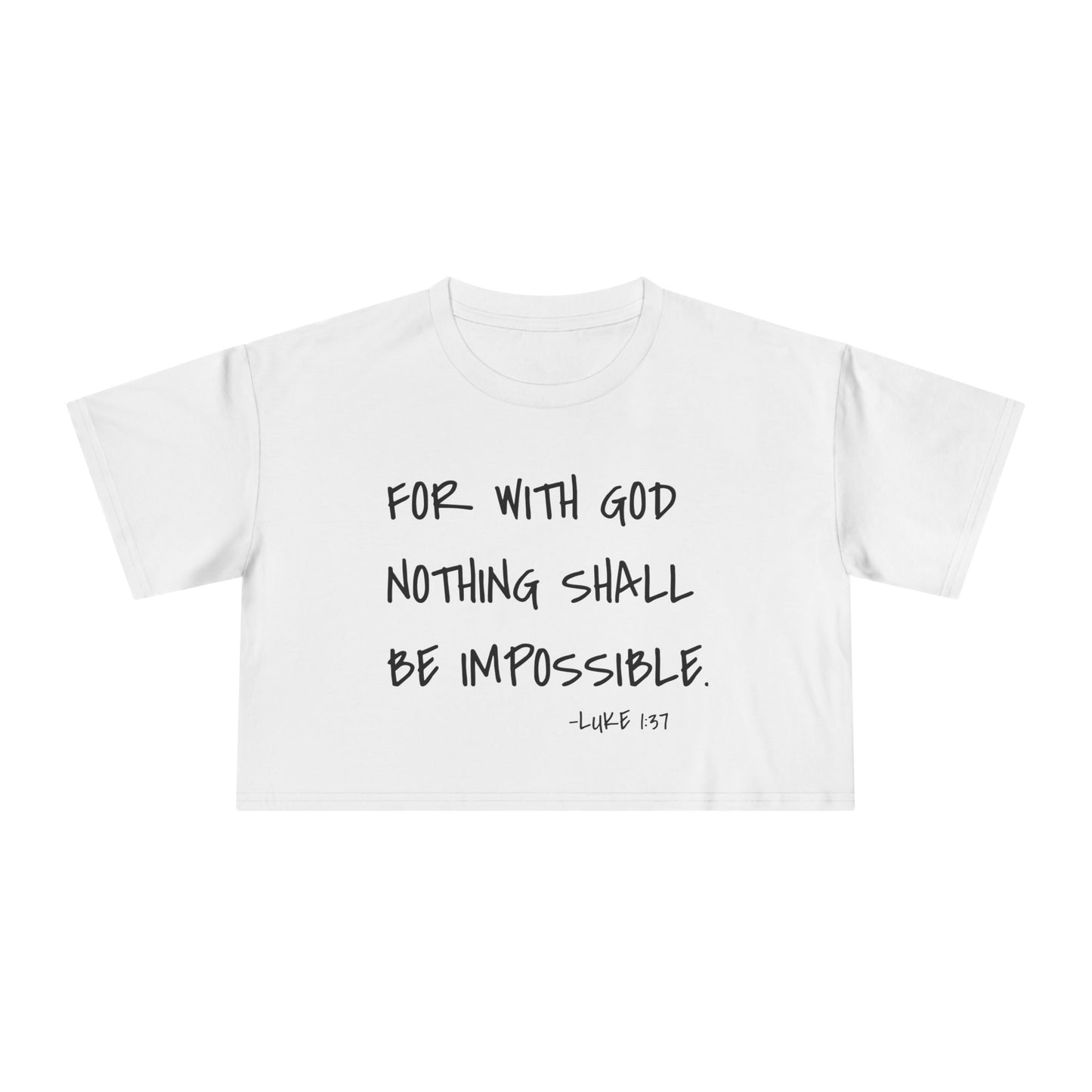 GOD DID - Women's Crop Tee