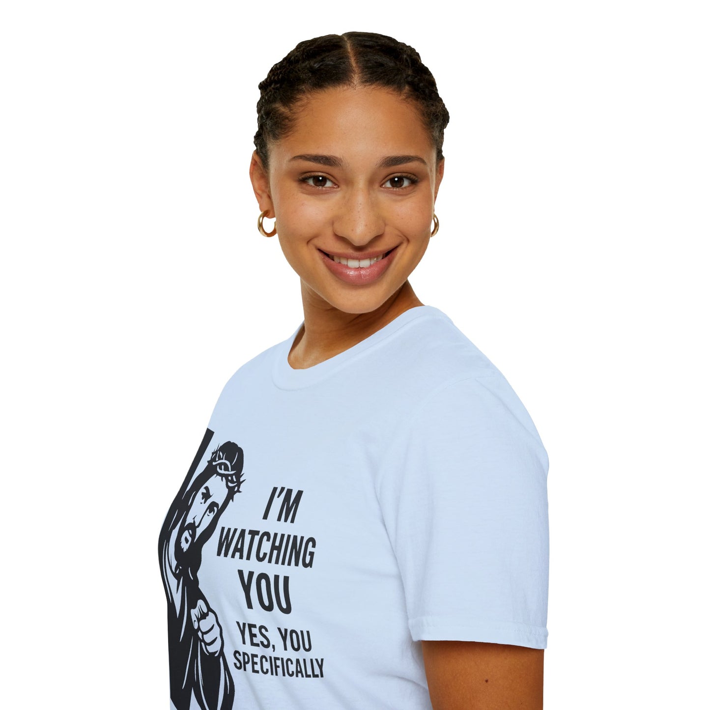 Jesus "I'm Watching You" T-Shirt, Funny Gift for Friends
