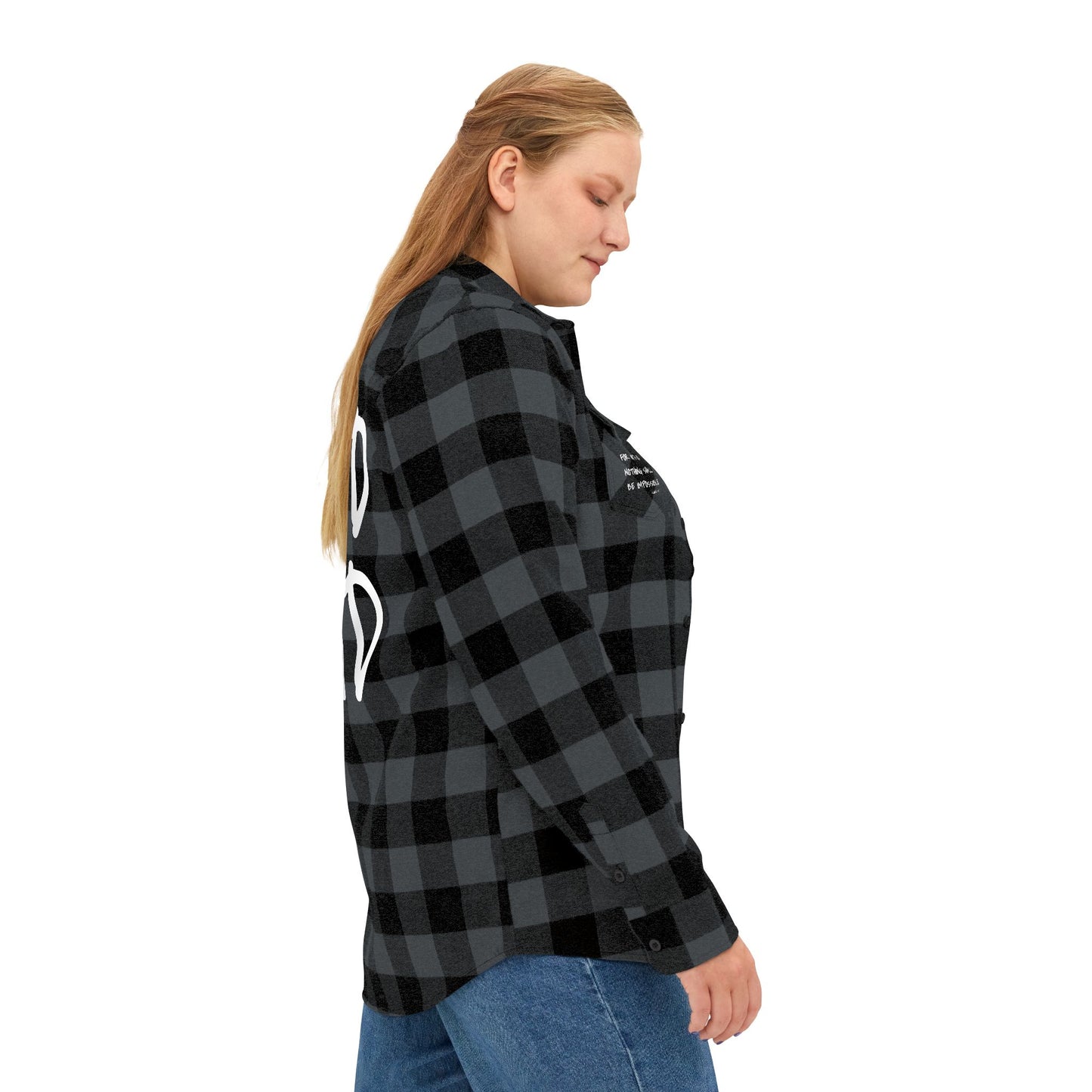 GOD DID - Flannel Faith Based Shirt