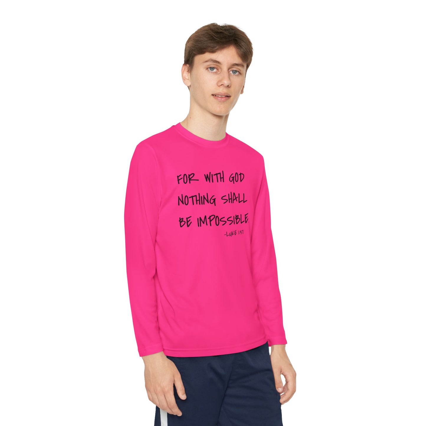 GOD DID - Youth Long Sleeve T-Shirt