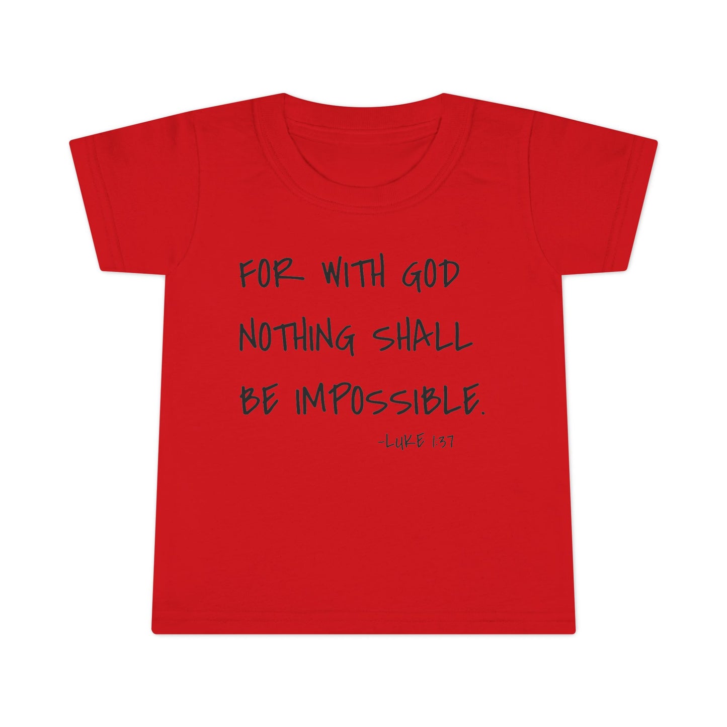 GOD DID - Faith Inspired Toddler T-shirt