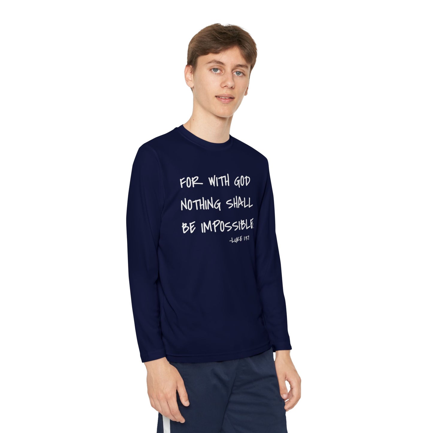 GOD DID - Youth Long Sleeve T-Shirt