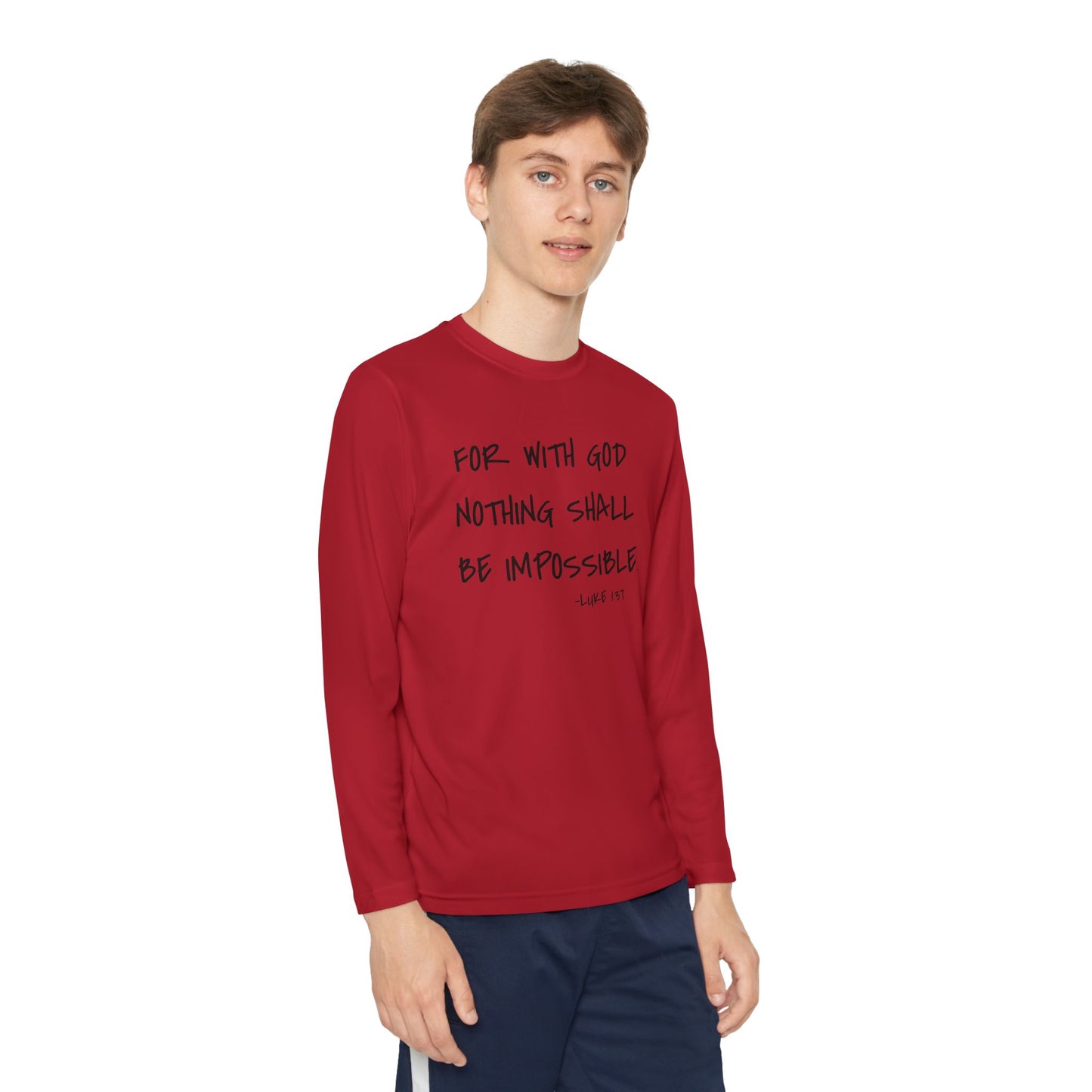 GOD DID - Youth Long Sleeve T-Shirt