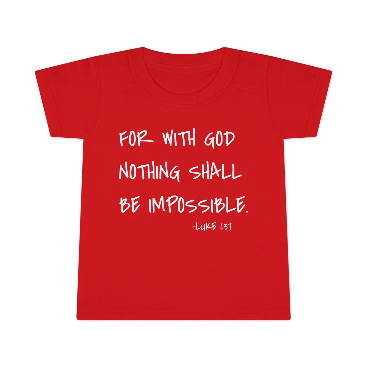 GOD DID - Faith Inspired Toddler T-shirt