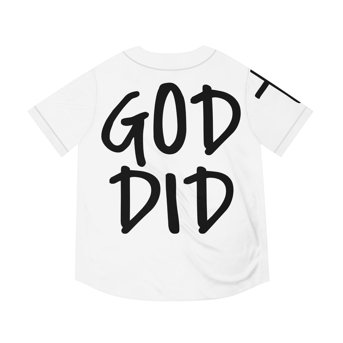 GOD DID - Men's Baseball Jersey