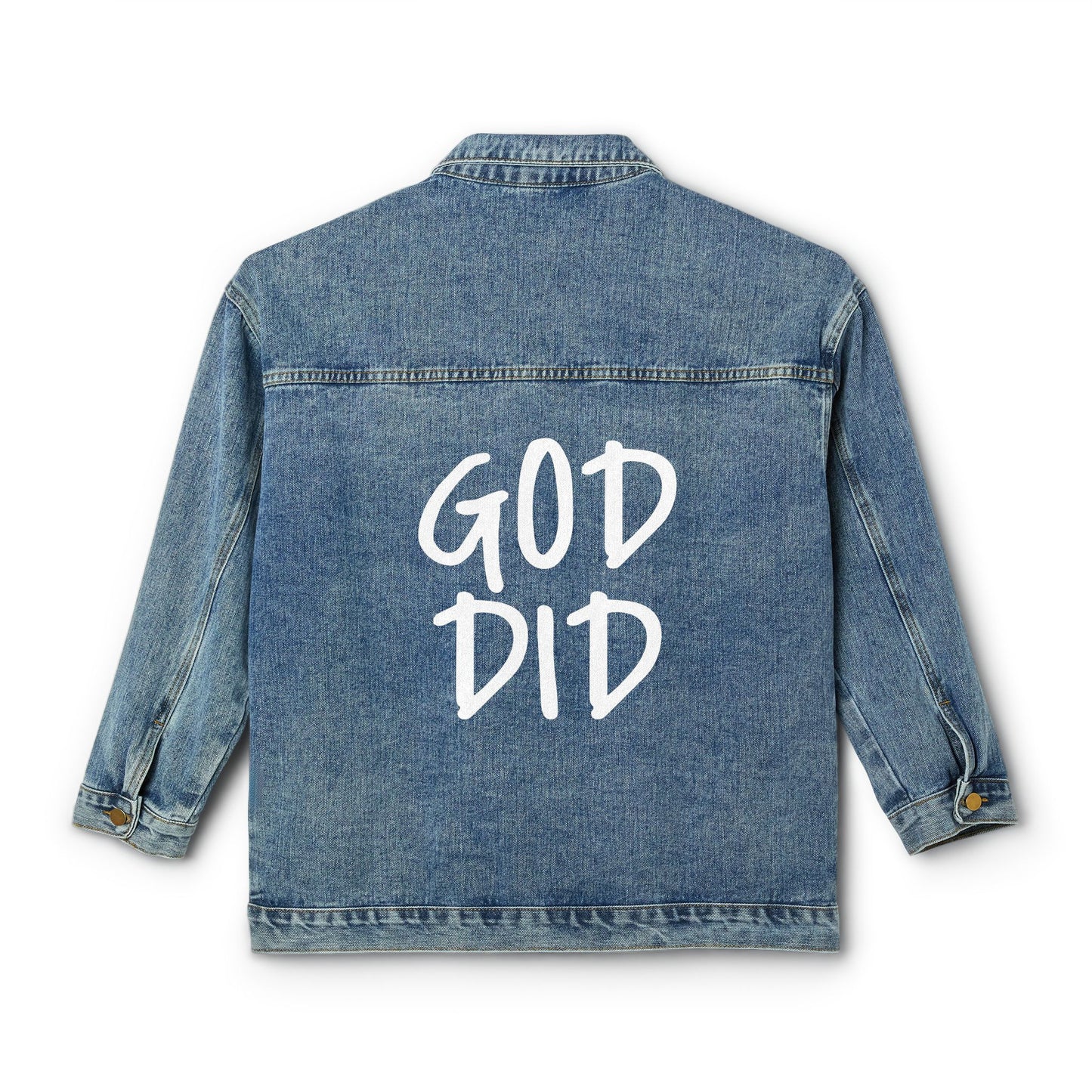 GOD DID - Women's Denim Jacket