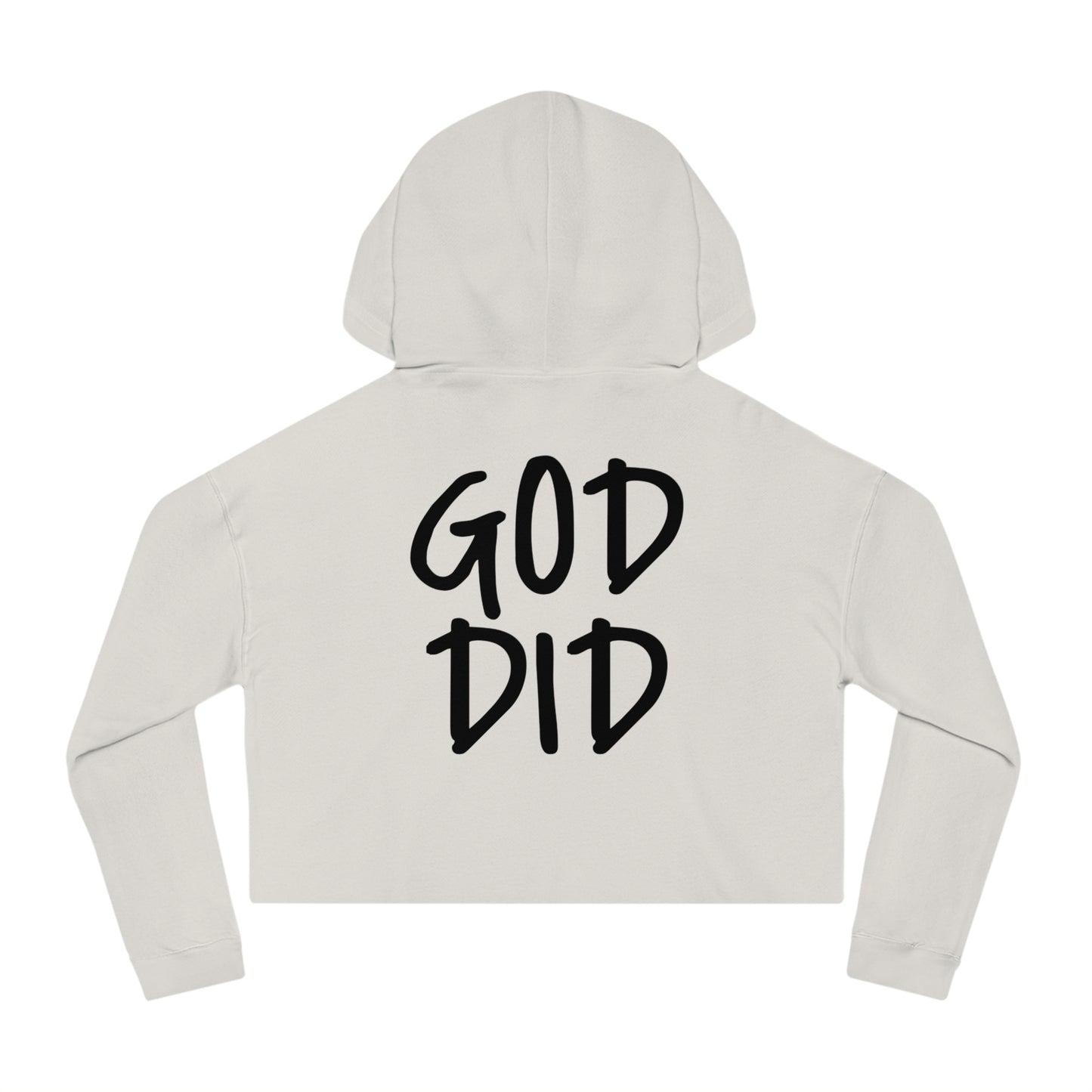 GOD DID - Women’s Cropped Hoodie
