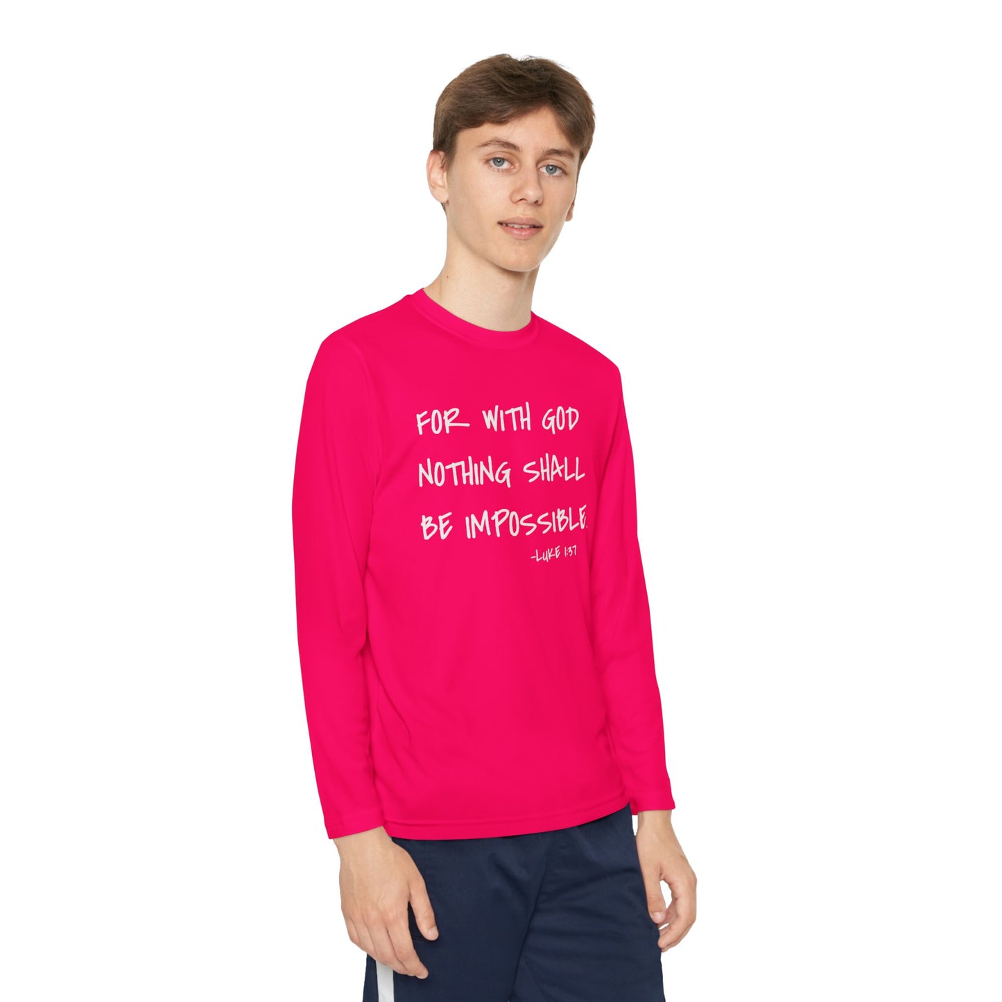GOD DID - Youth Long Sleeve T-Shirt