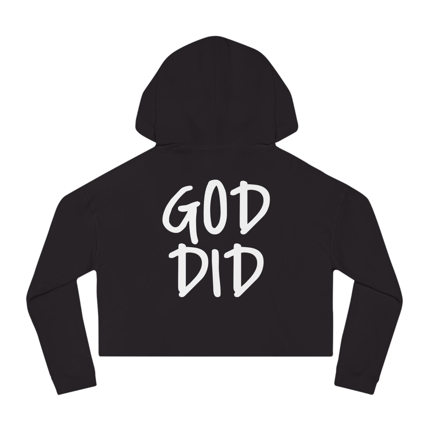 GOD DID - Women’s Cropped Hoodie