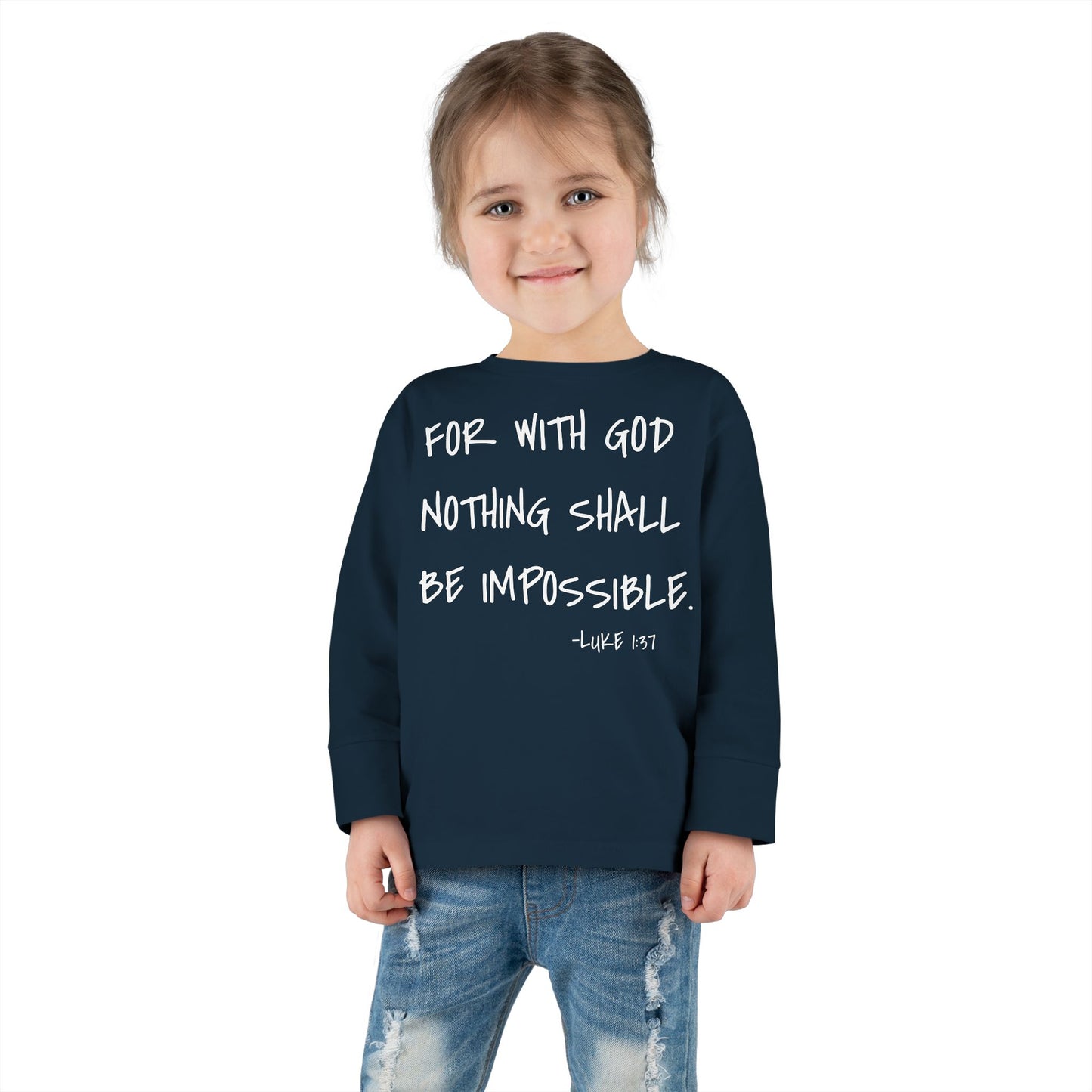 GOD DID - Toddler Long Sleeve T-Shirt