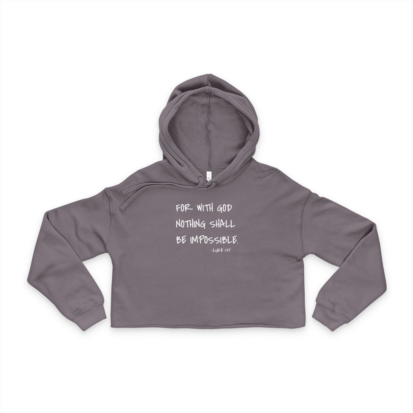 GOD DID - Women's Cropped Hoodie