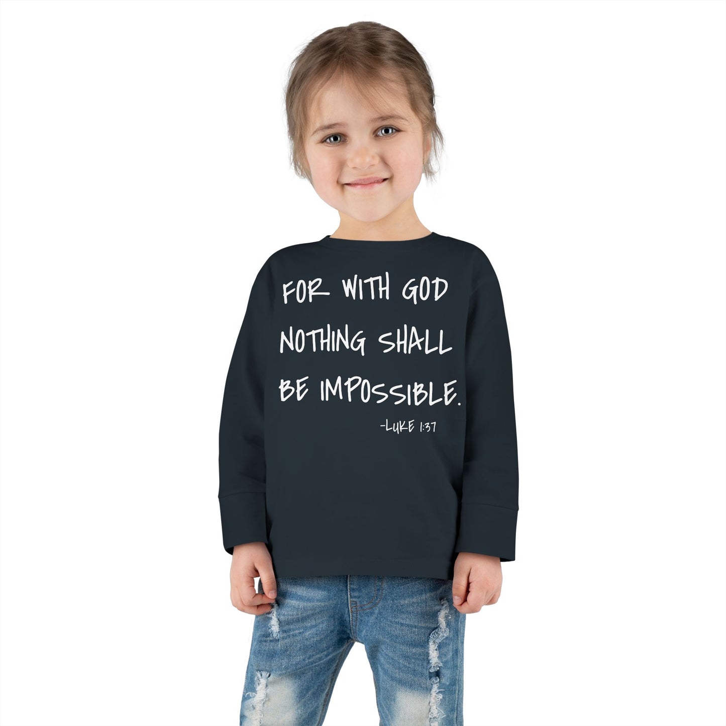 GOD DID - Toddler Long Sleeve T-Shirt