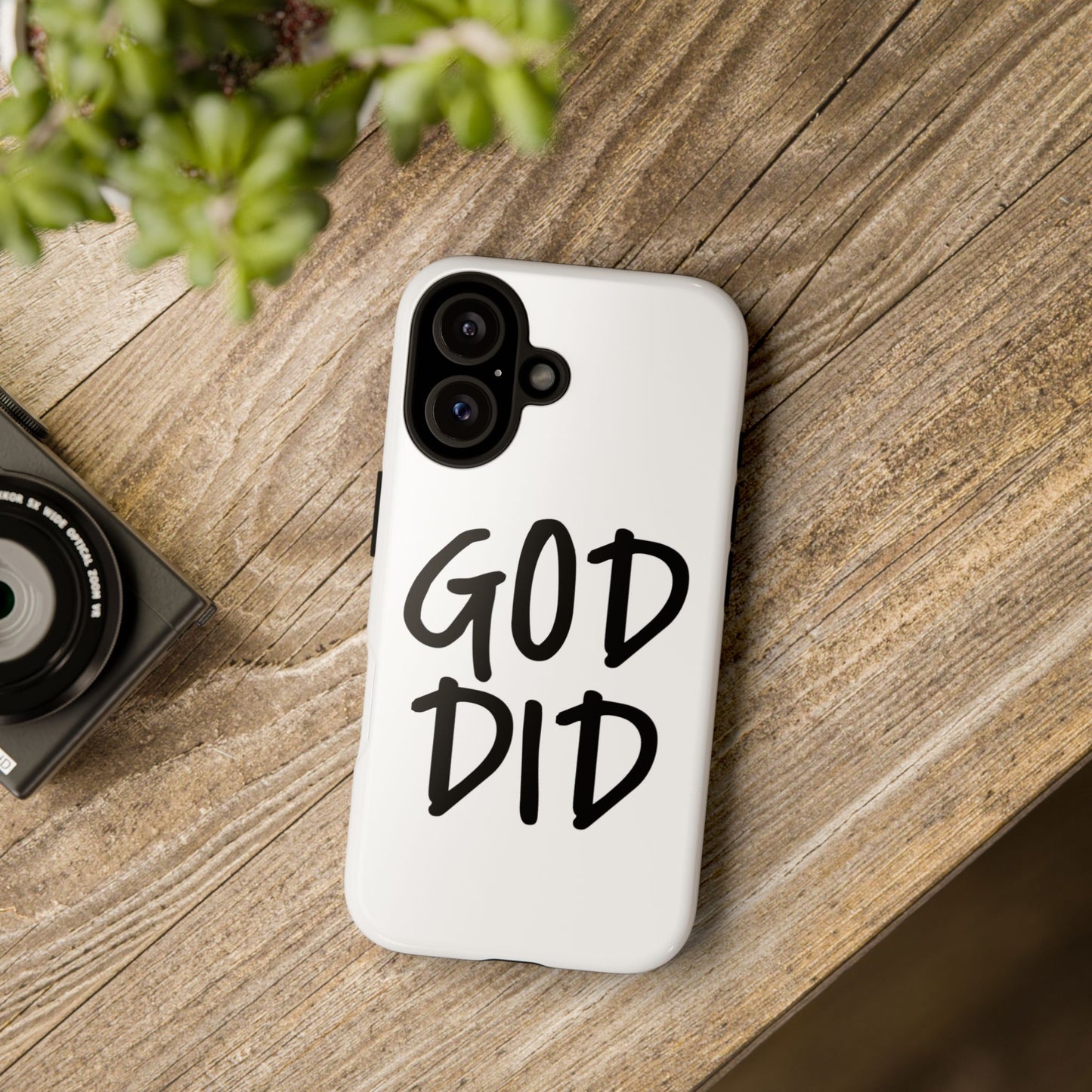 GOD DID - Apple iPhone Case(iPhone 13, 14, 15, 16, 17 Pro/Pro Max)