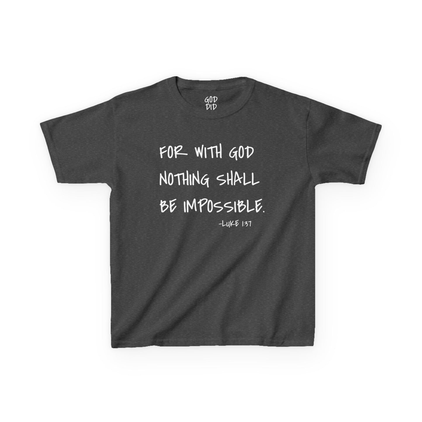 GOD DID - Kids Heavy T-Shirt