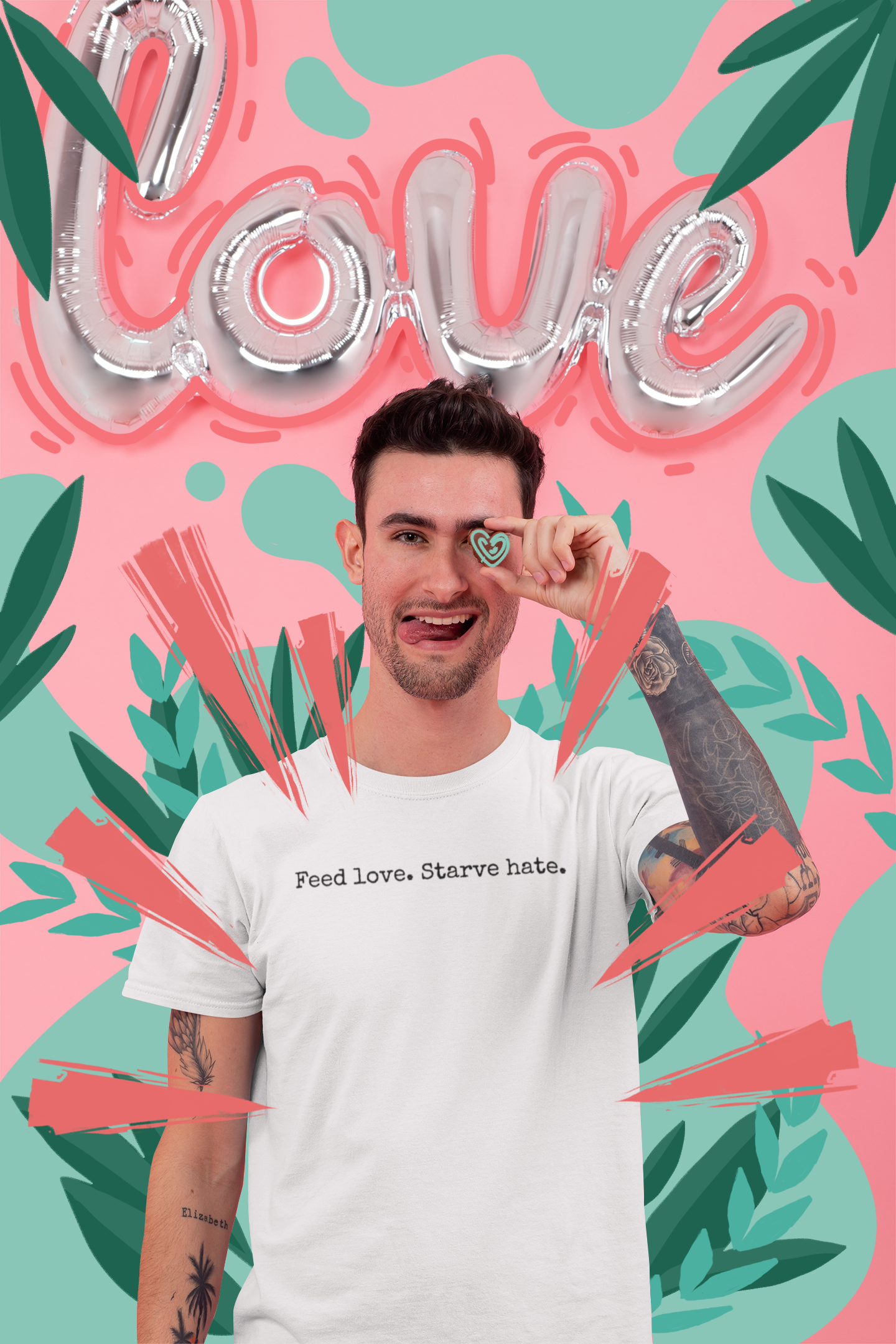 Feed Love Starve Hate T-Shirt