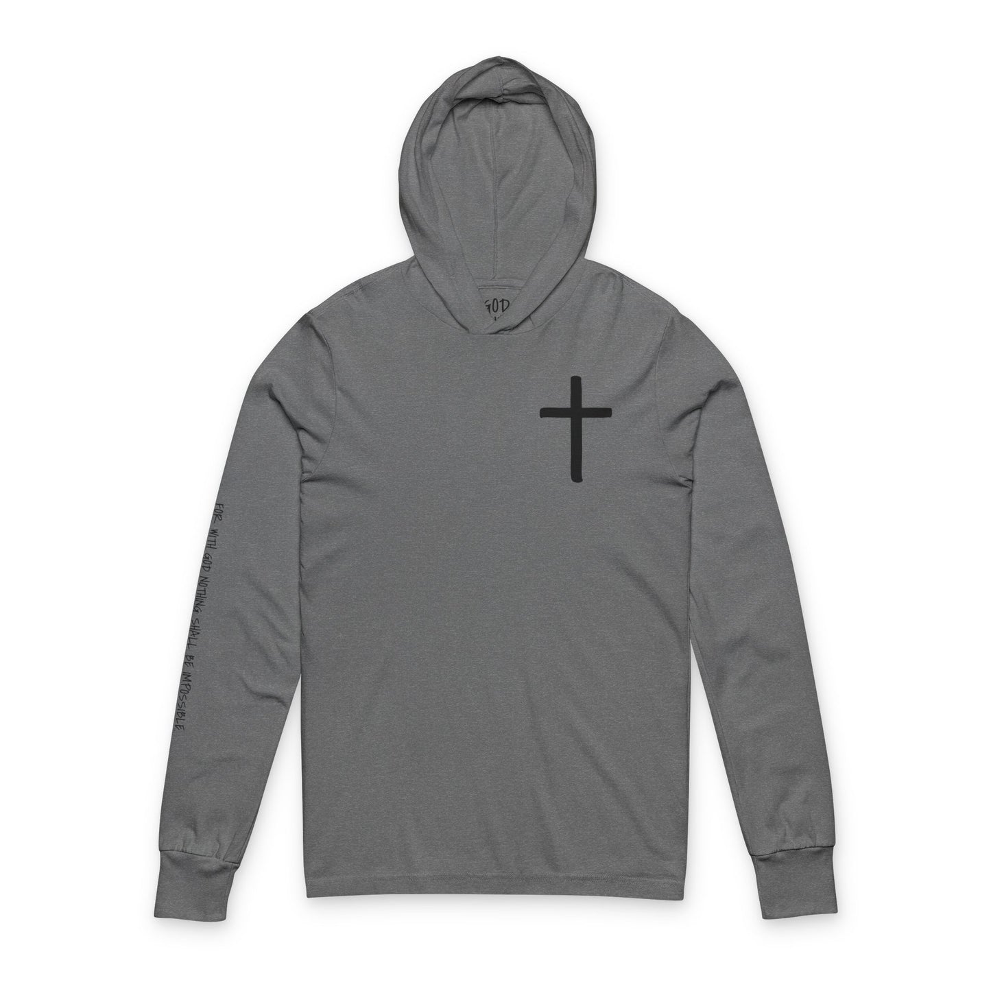 GOD DID - Unisex Hooded Long Sleeve T-Shirt