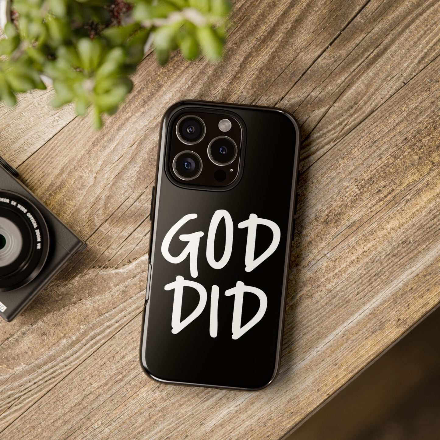 GOD DID - Apple iPhone Case(iPhone 13, 14, 15, 16, 17 Pro/Pro Max)