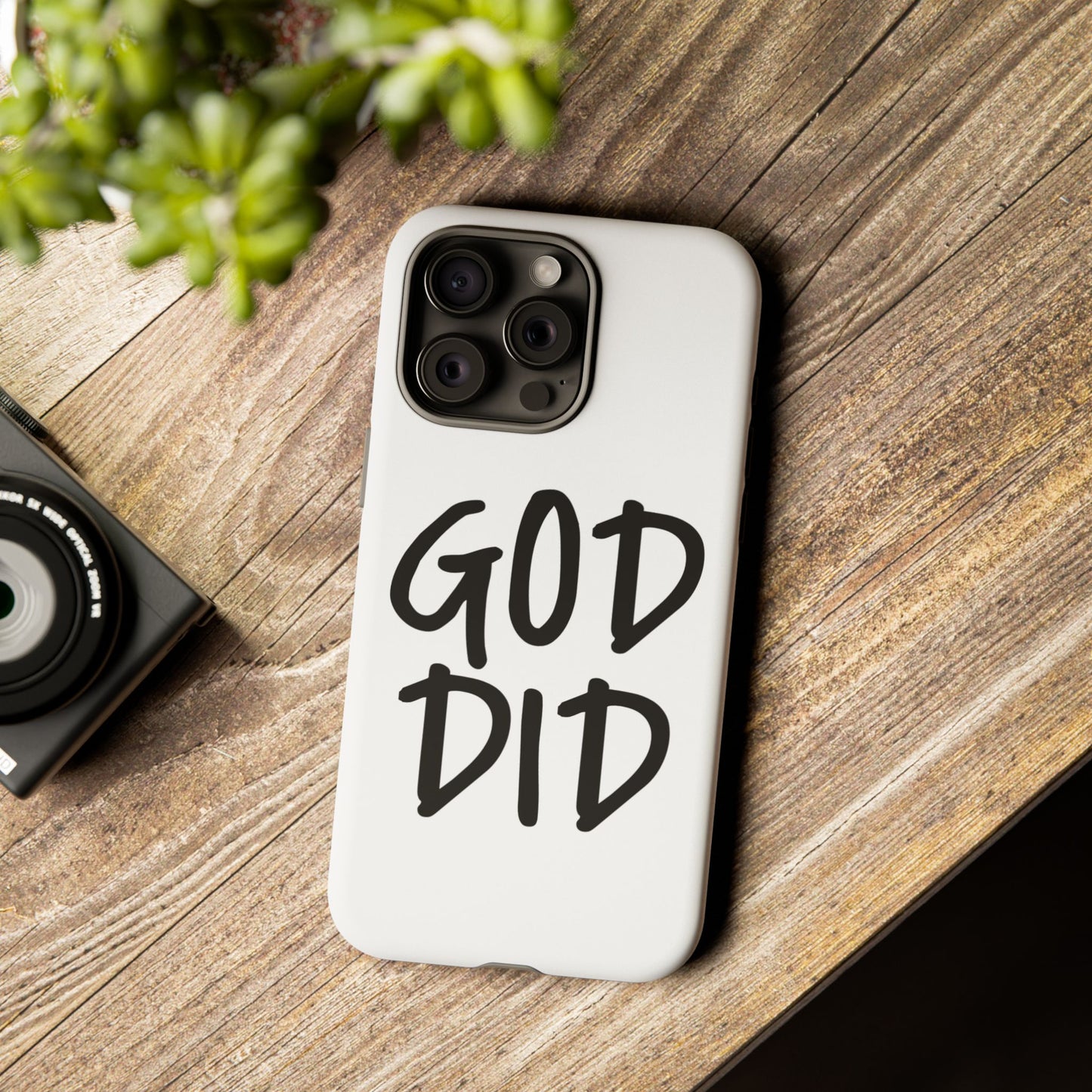 GOD DID - Apple iPhone Case(iPhone 13, 14, 15, 16, 17 Pro/Pro Max)