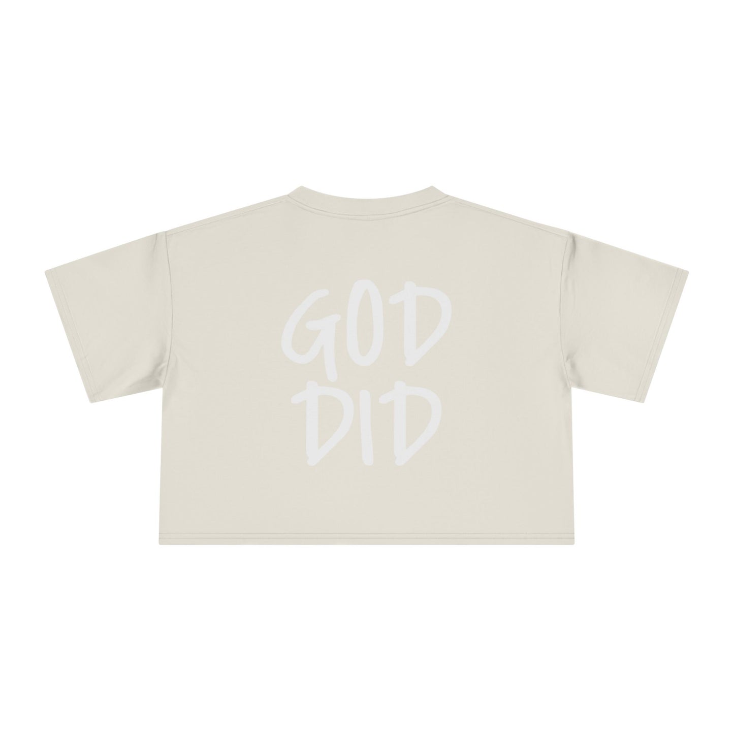 GOD DID - Women's Crop Tee