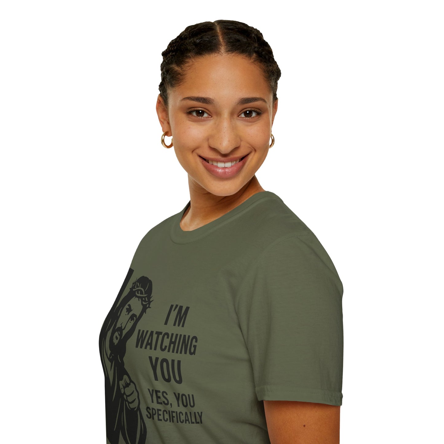 Jesus "I'm Watching You" T-Shirt, Funny Gift for Friends
