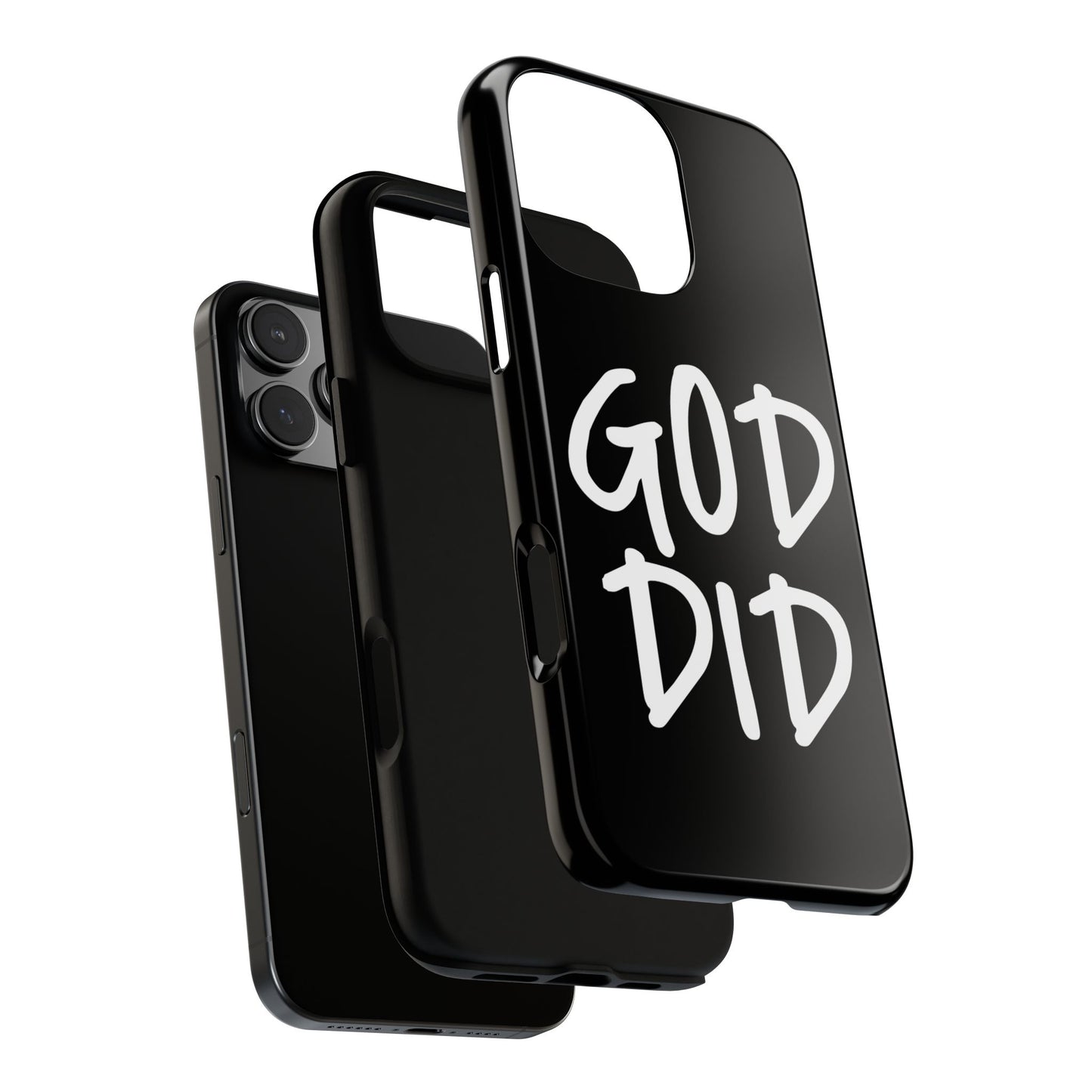 GOD DID - Apple iPhone Case(iPhone 13, 14, 15, 16, 17 Pro/Pro Max)