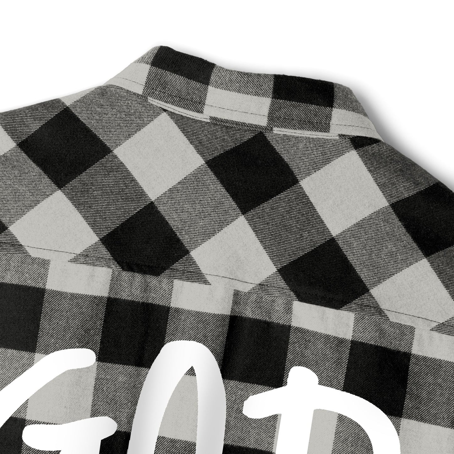 GOD DID - Flannel Faith Based Shirt