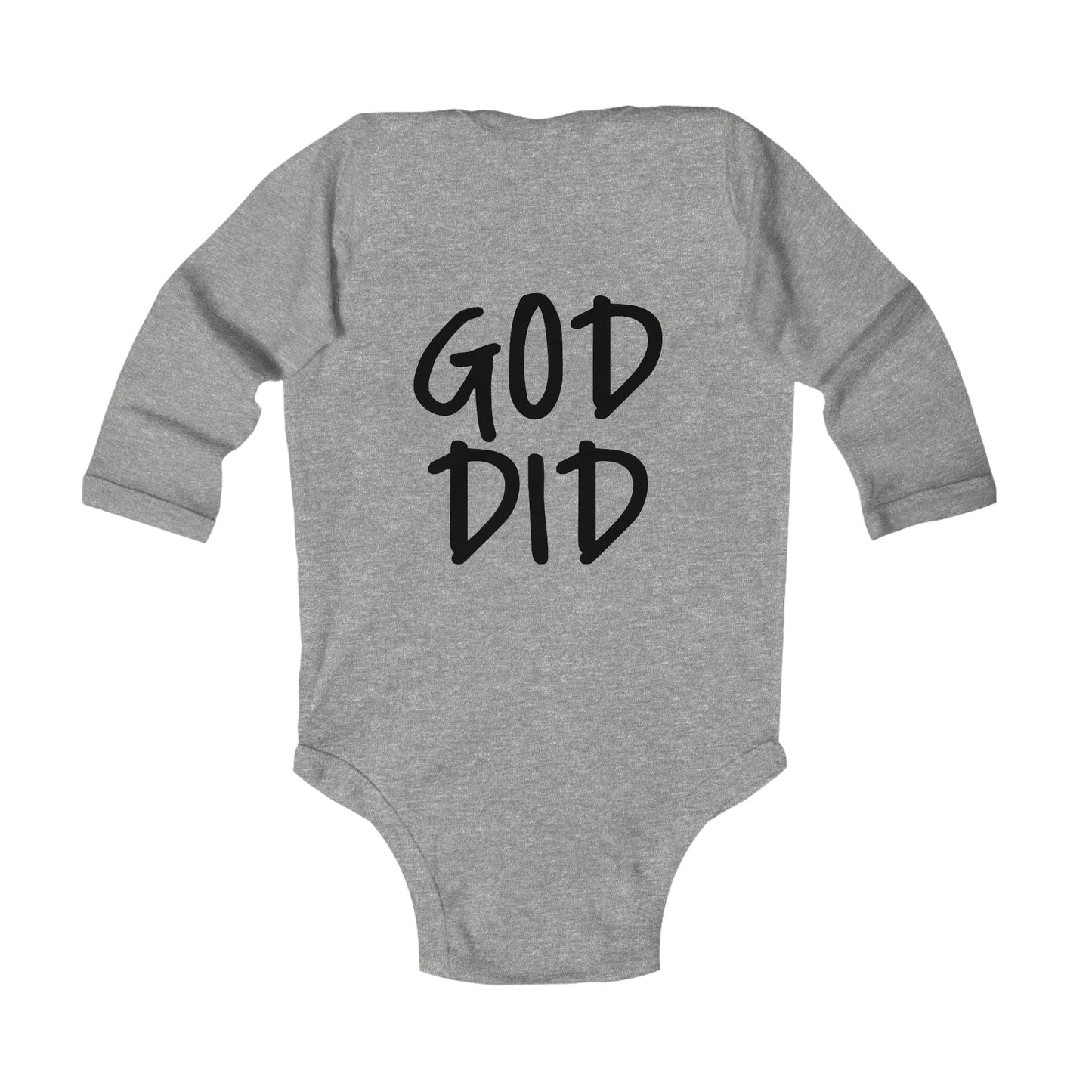 GOD DID - Infant Long Sleeve Onesie