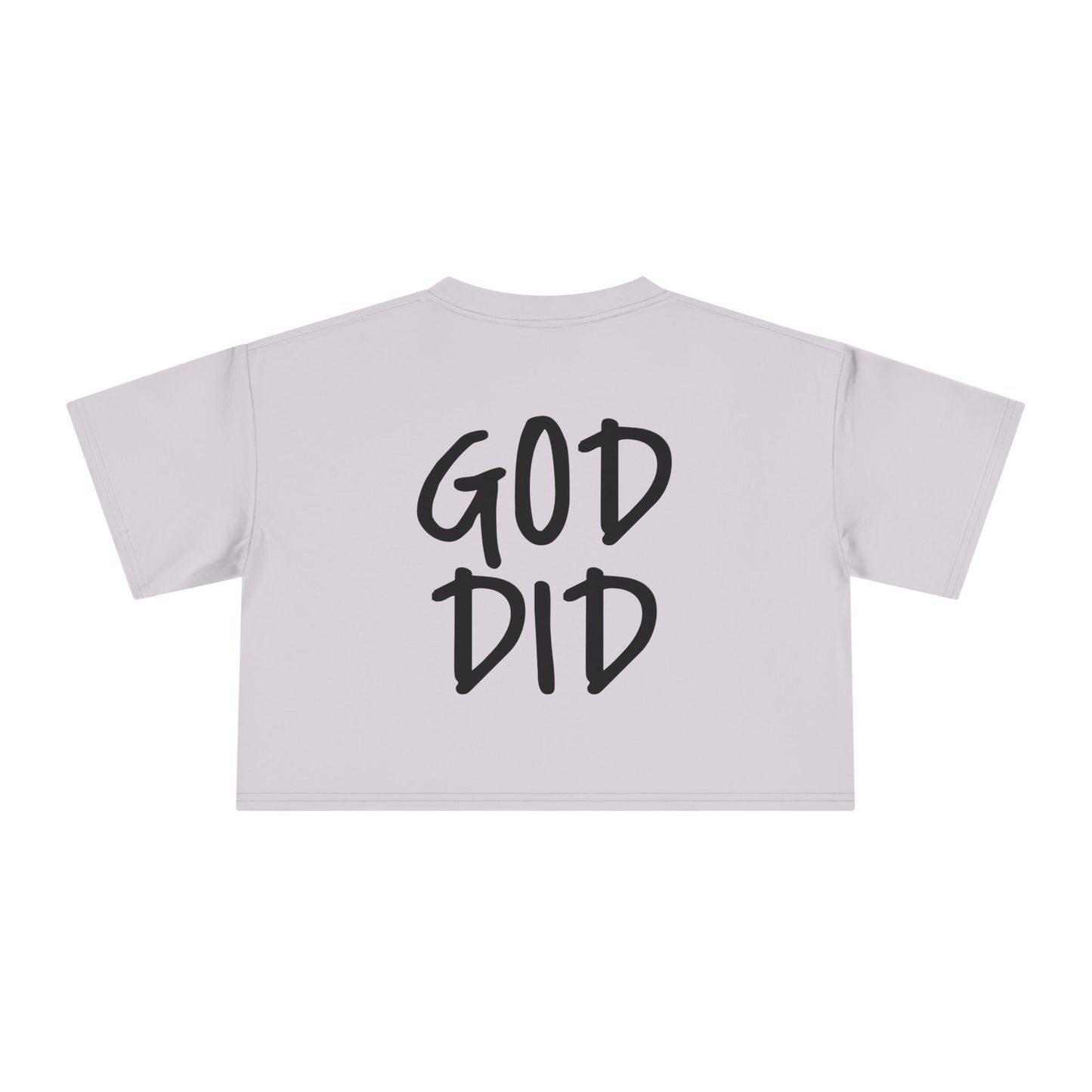 GOD DID - Women's Crop Tee