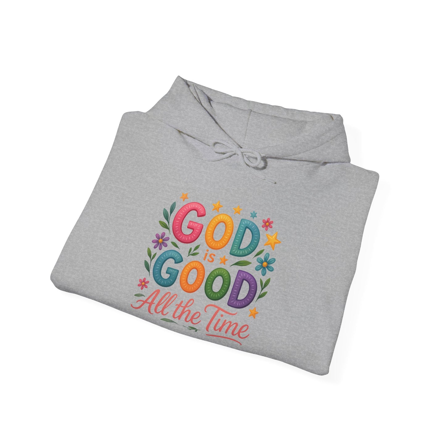 God is Good Heavy Blend Faith Based Hoodie