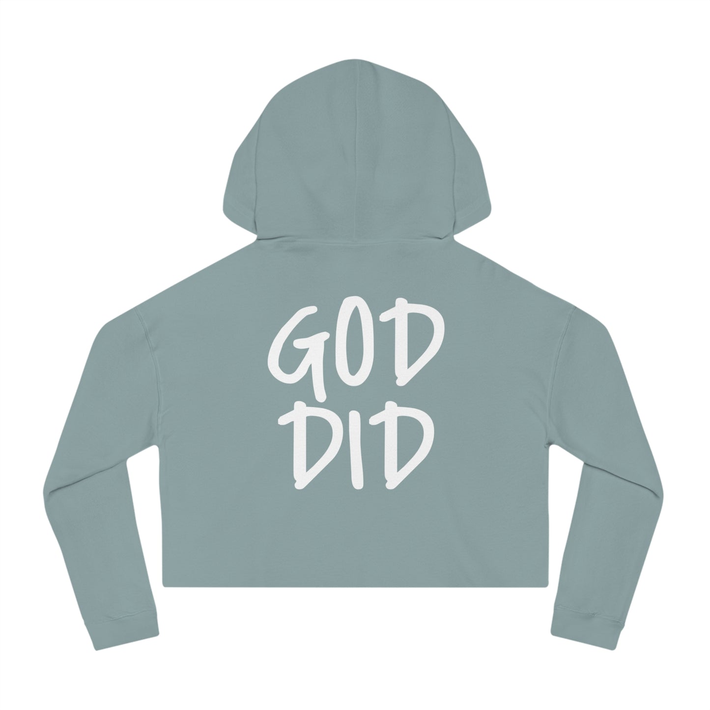 GOD DID - Women’s Cropped Hoodie