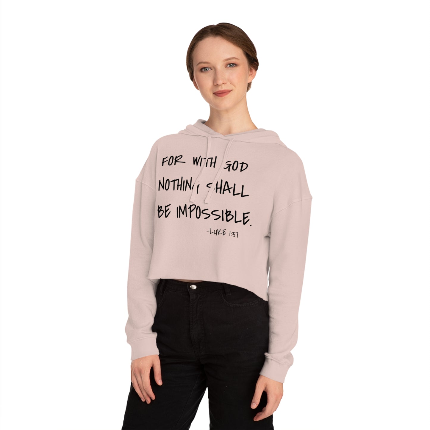 GOD DID - Women’s Cropped Hoodie