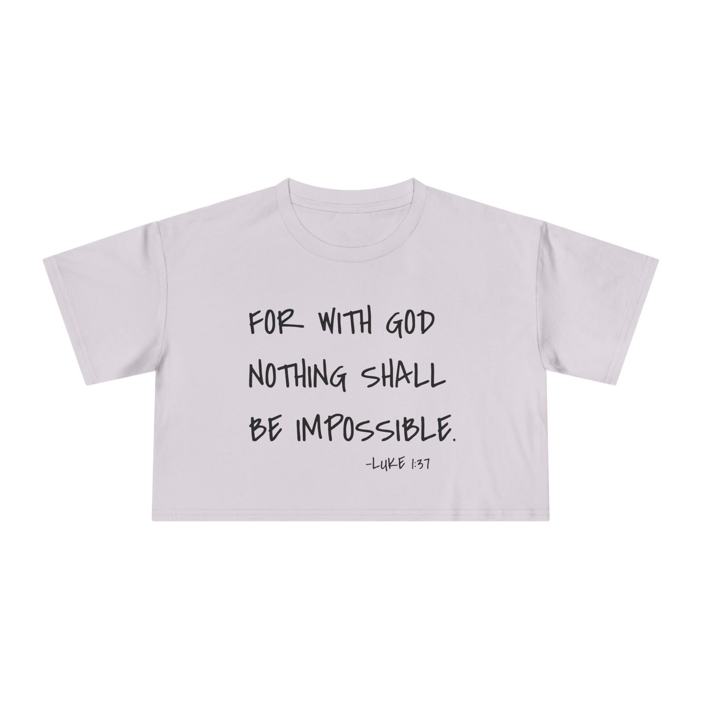GOD DID - Women's Crop Tee