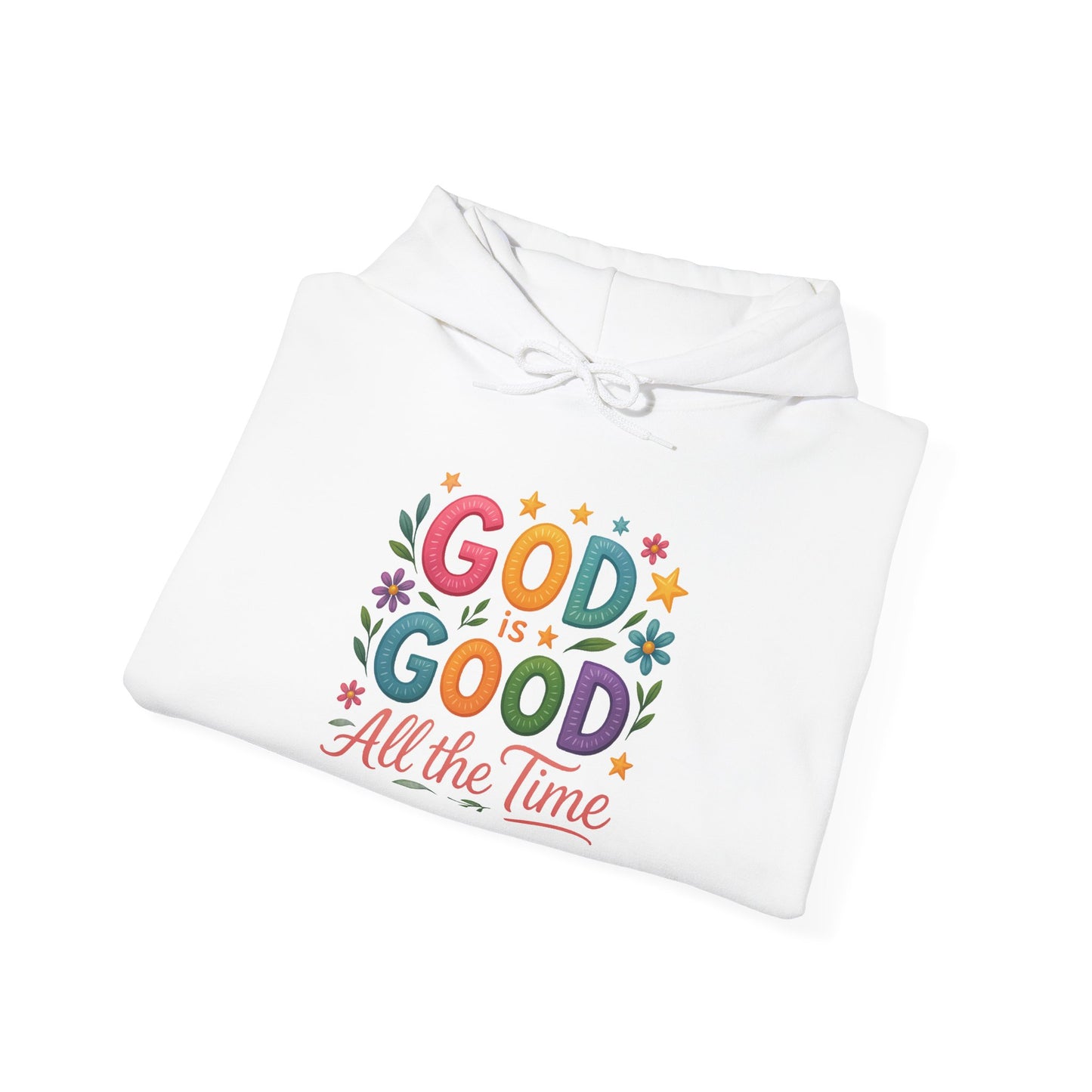 God is Good Heavy Blend Faith Based Hoodie