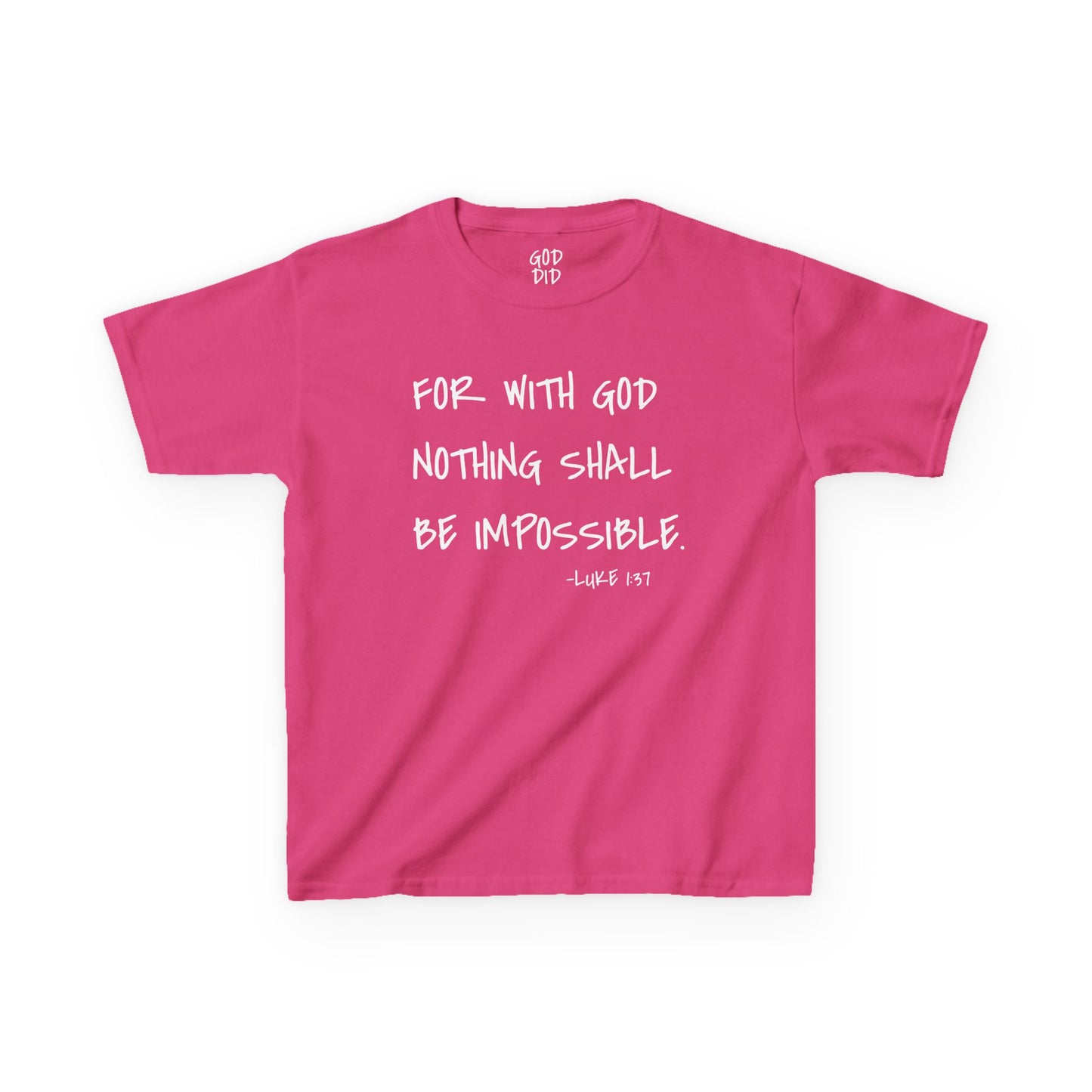GOD DID - Kids Heavy T-Shirt
