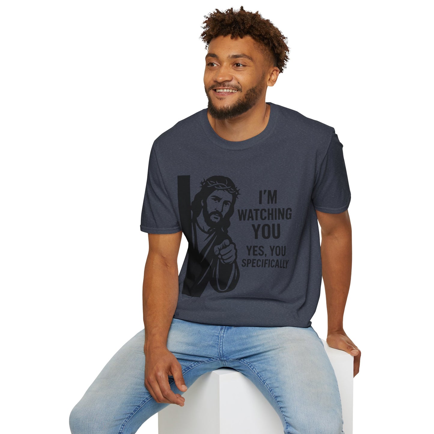 Jesus "I'm Watching You" T-Shirt, Funny Gift for Friends