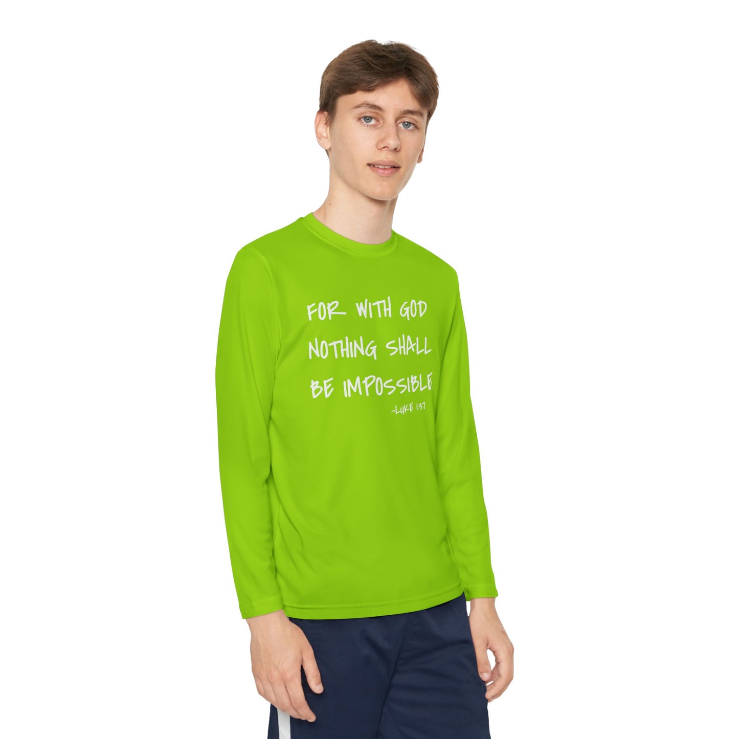 GOD DID - Youth Long Sleeve T-Shirt