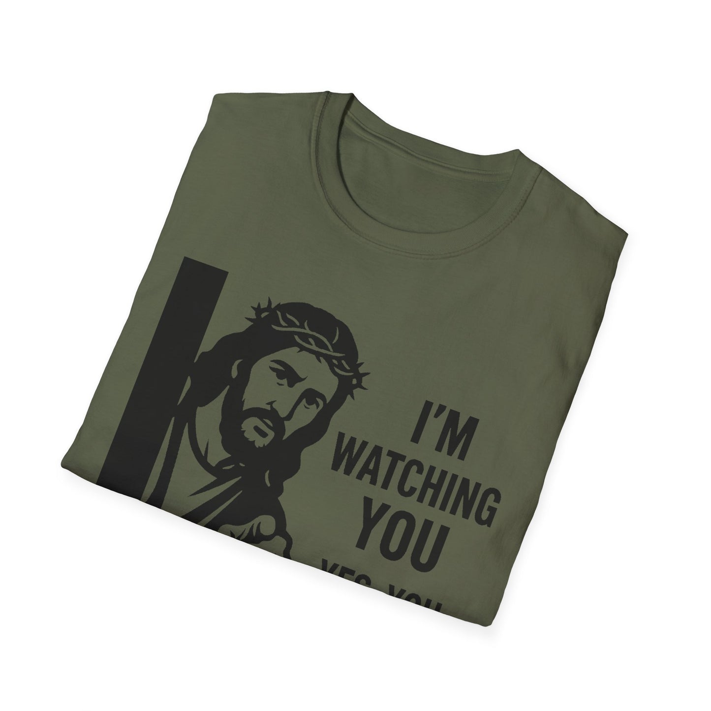 Jesus "I'm Watching You" T-Shirt, Funny Gift for Friends