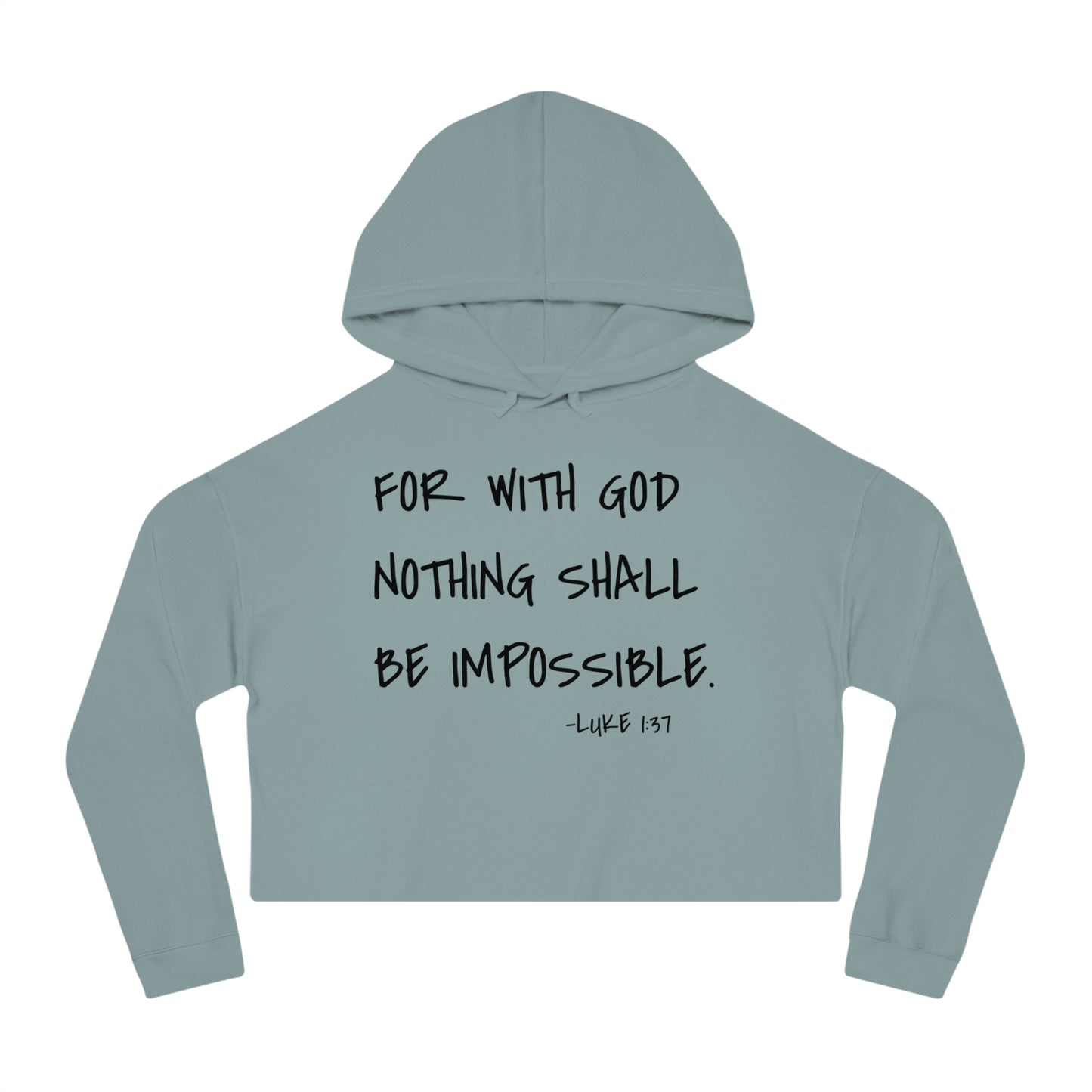 GOD DID - Women’s Cropped Hoodie