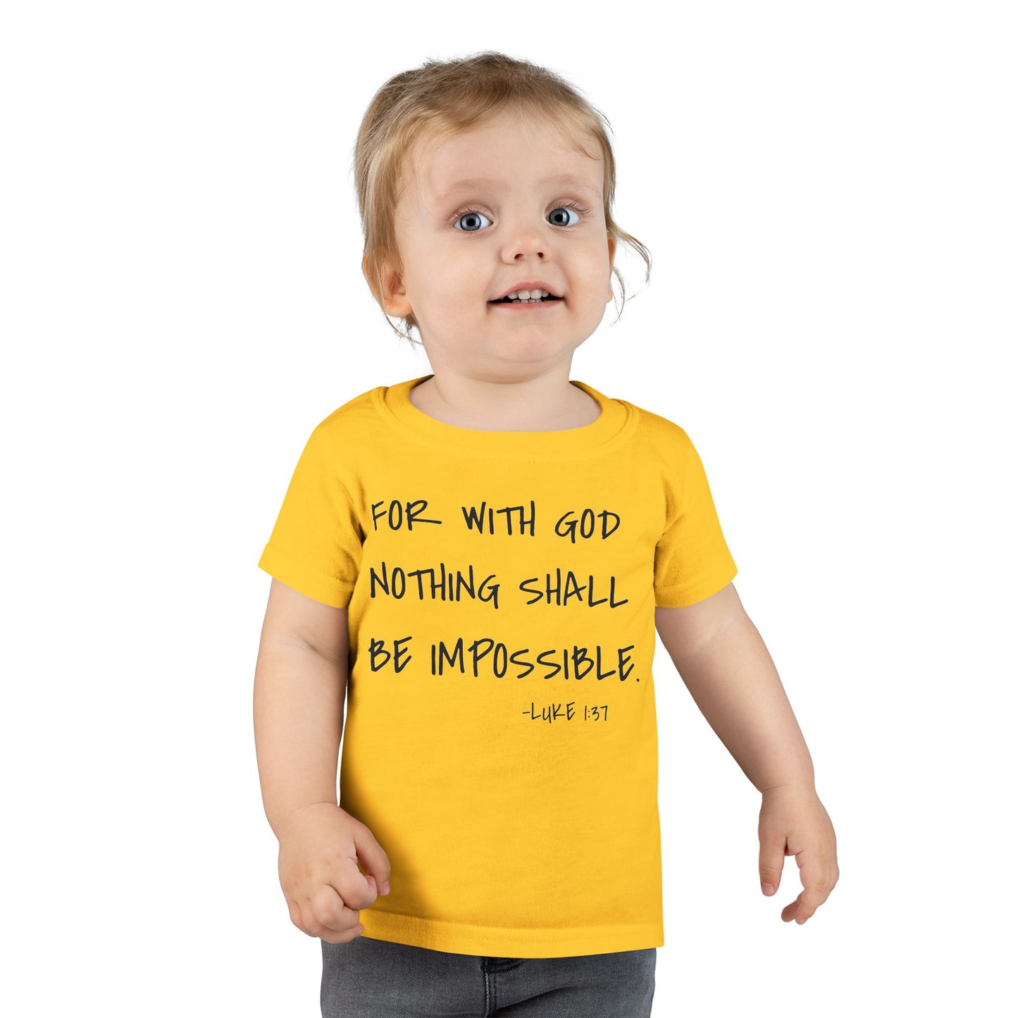 GOD DID - Faith Inspired Toddler T-shirt