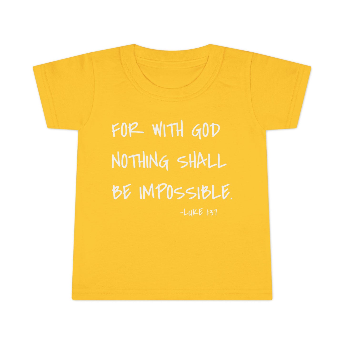 GOD DID - Faith Inspired Toddler T-shirt