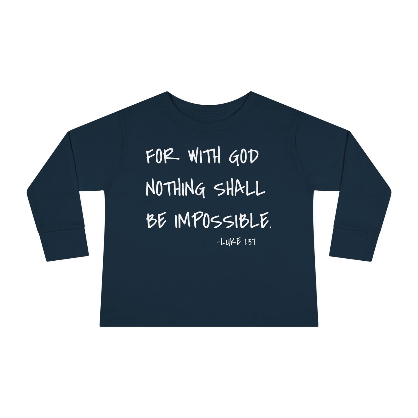 GOD DID - Toddler Long Sleeve T-Shirt