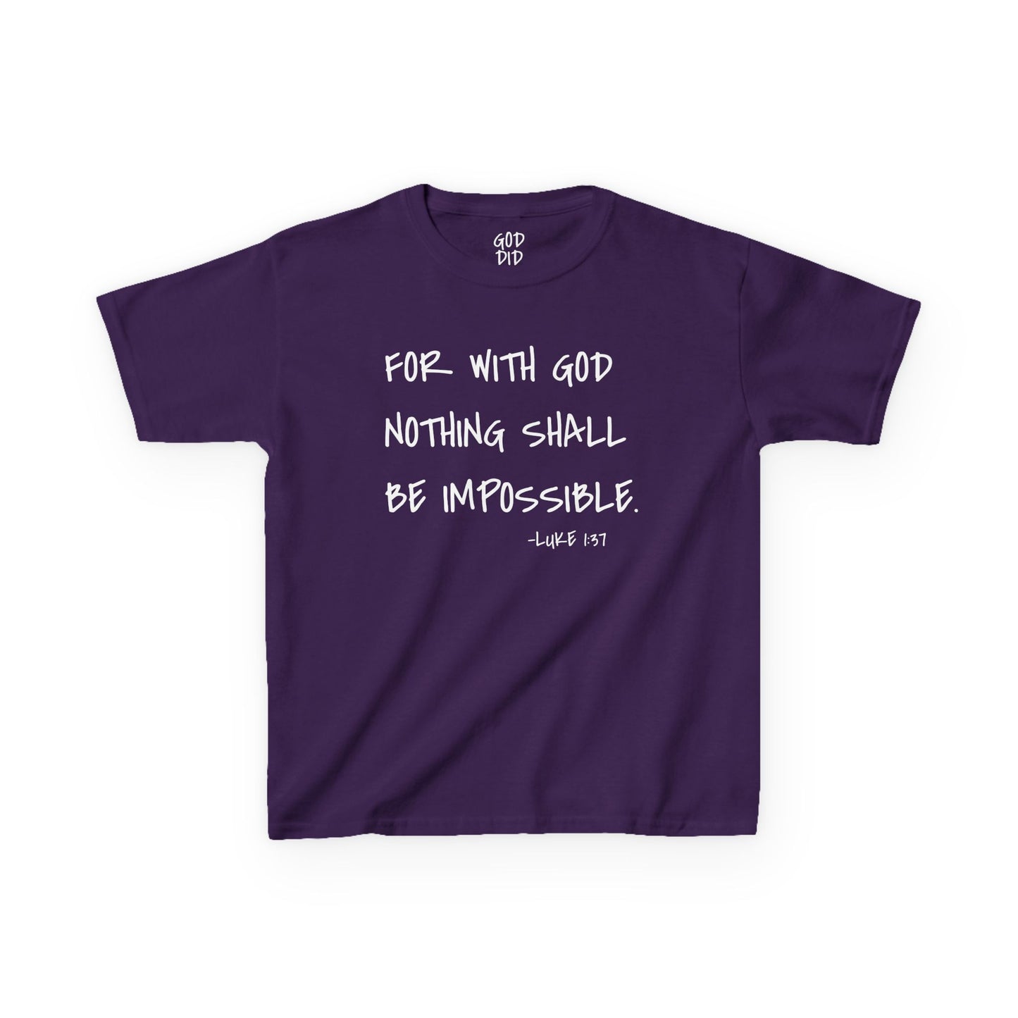 GOD DID - Kids Heavy T-Shirt