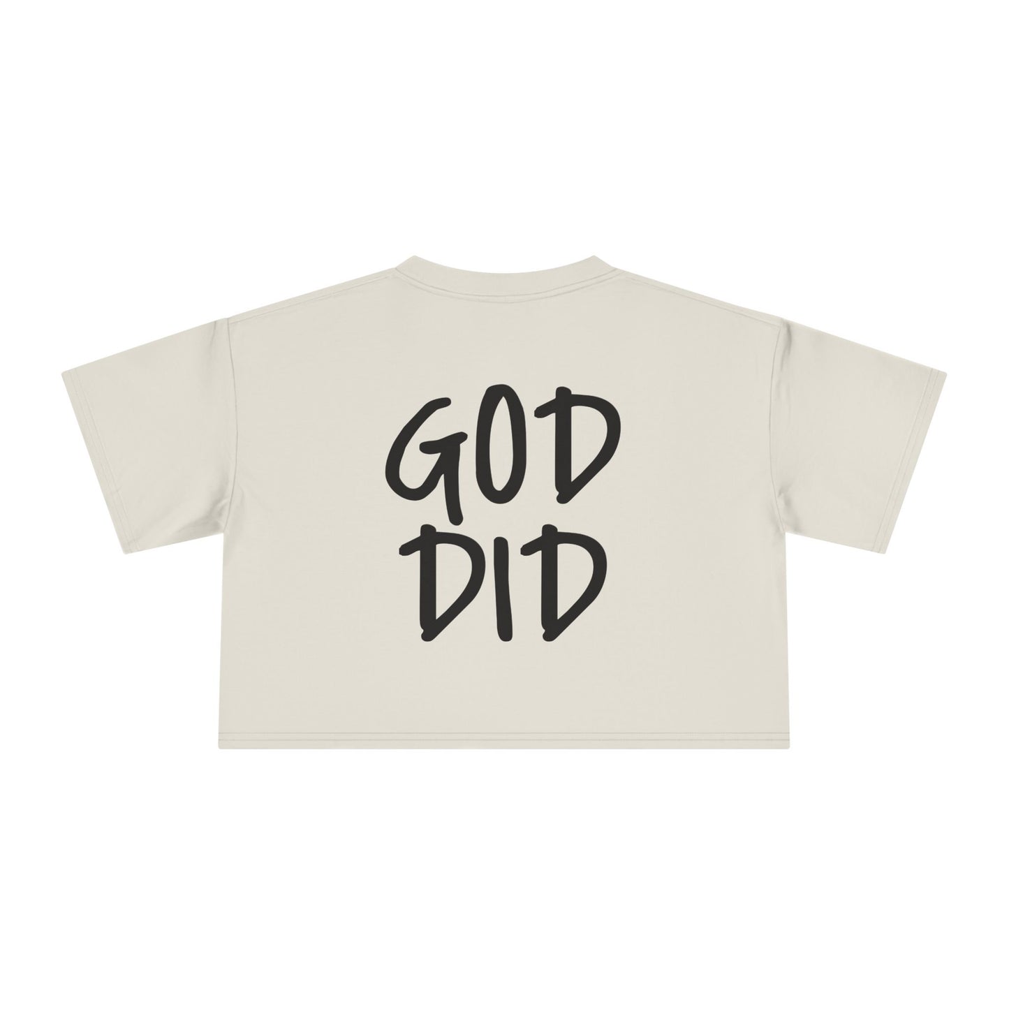 GOD DID - Women's Crop Tee