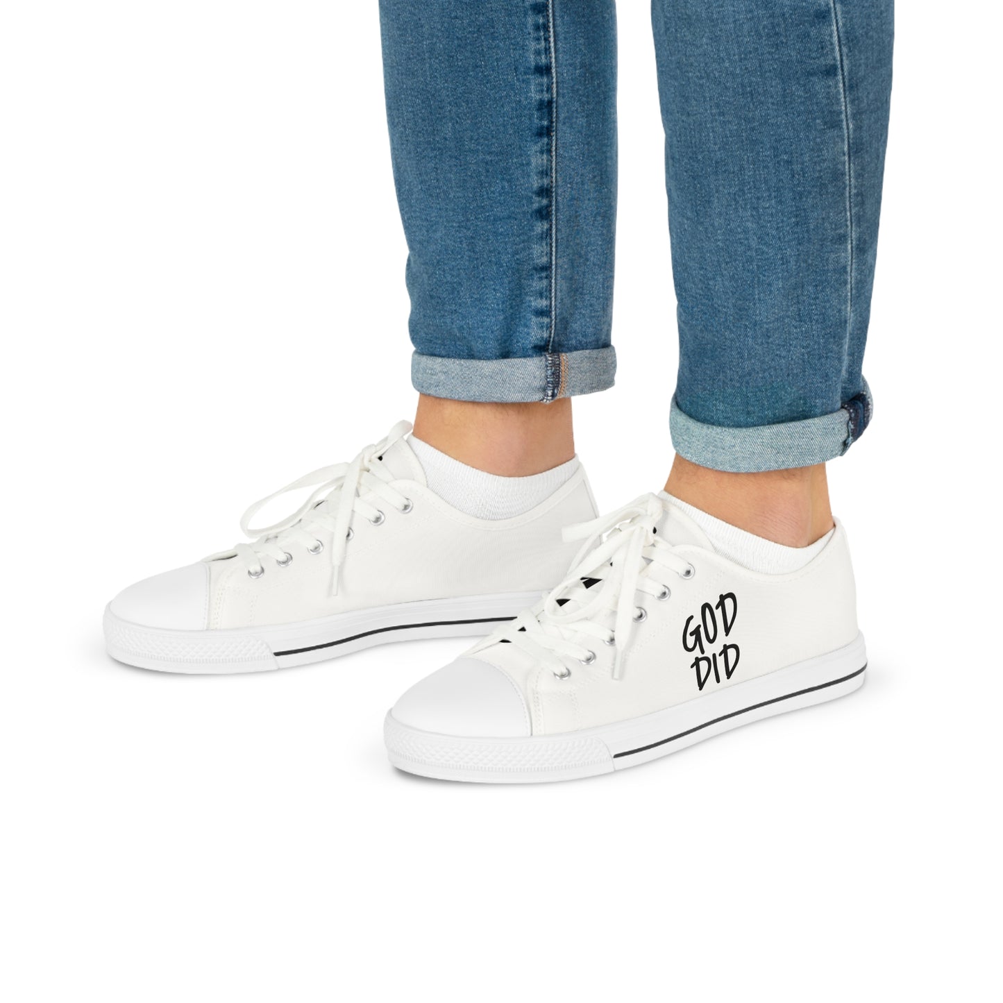 GOD DID - Men's Low Top Sneakers