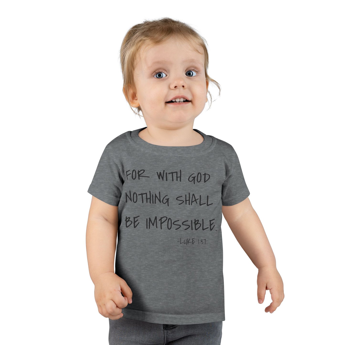 GOD DID - Faith Inspired Toddler T-shirt