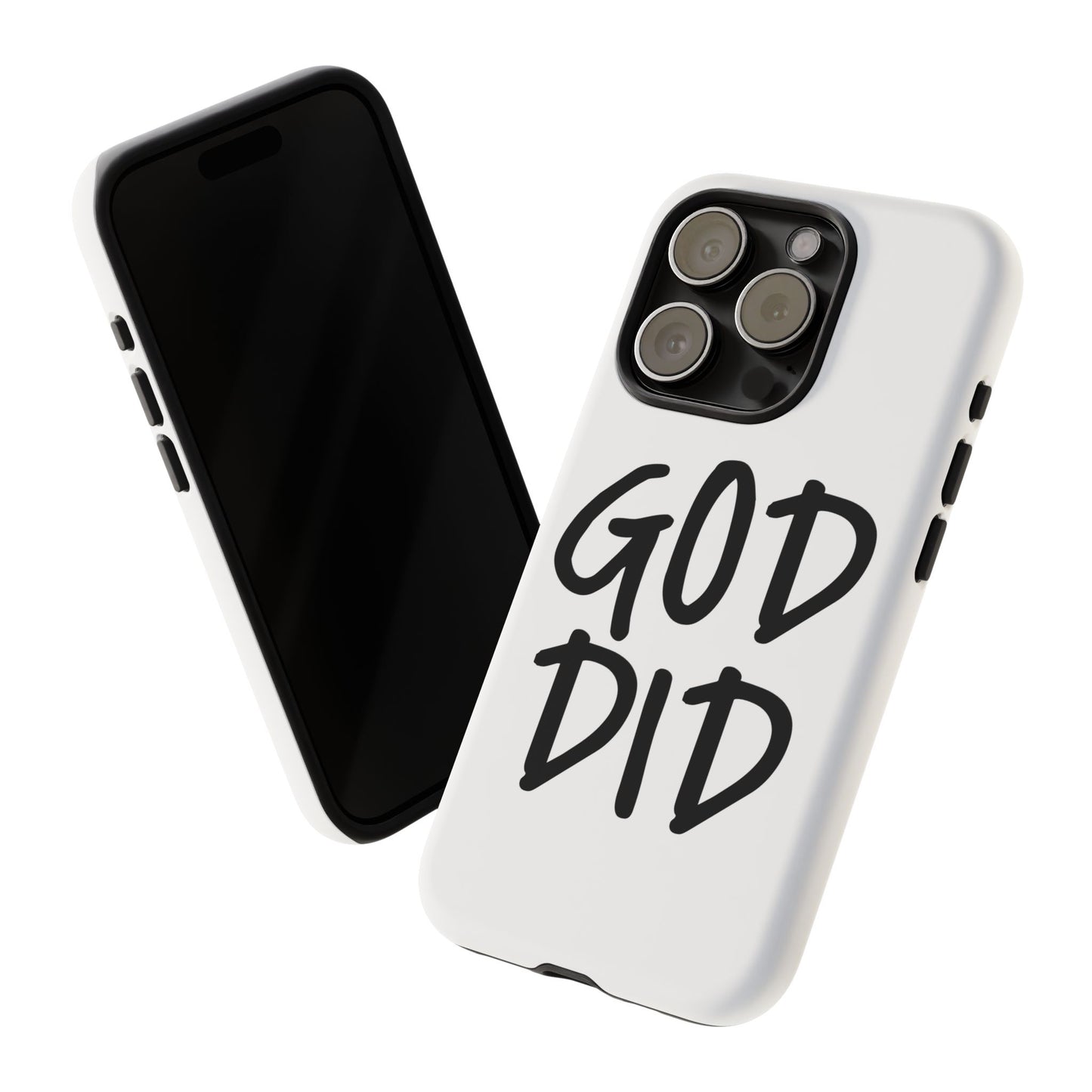 GOD DID - Apple iPhone Case(iPhone 13, 14, 15, 16, 17 Pro/Pro Max)