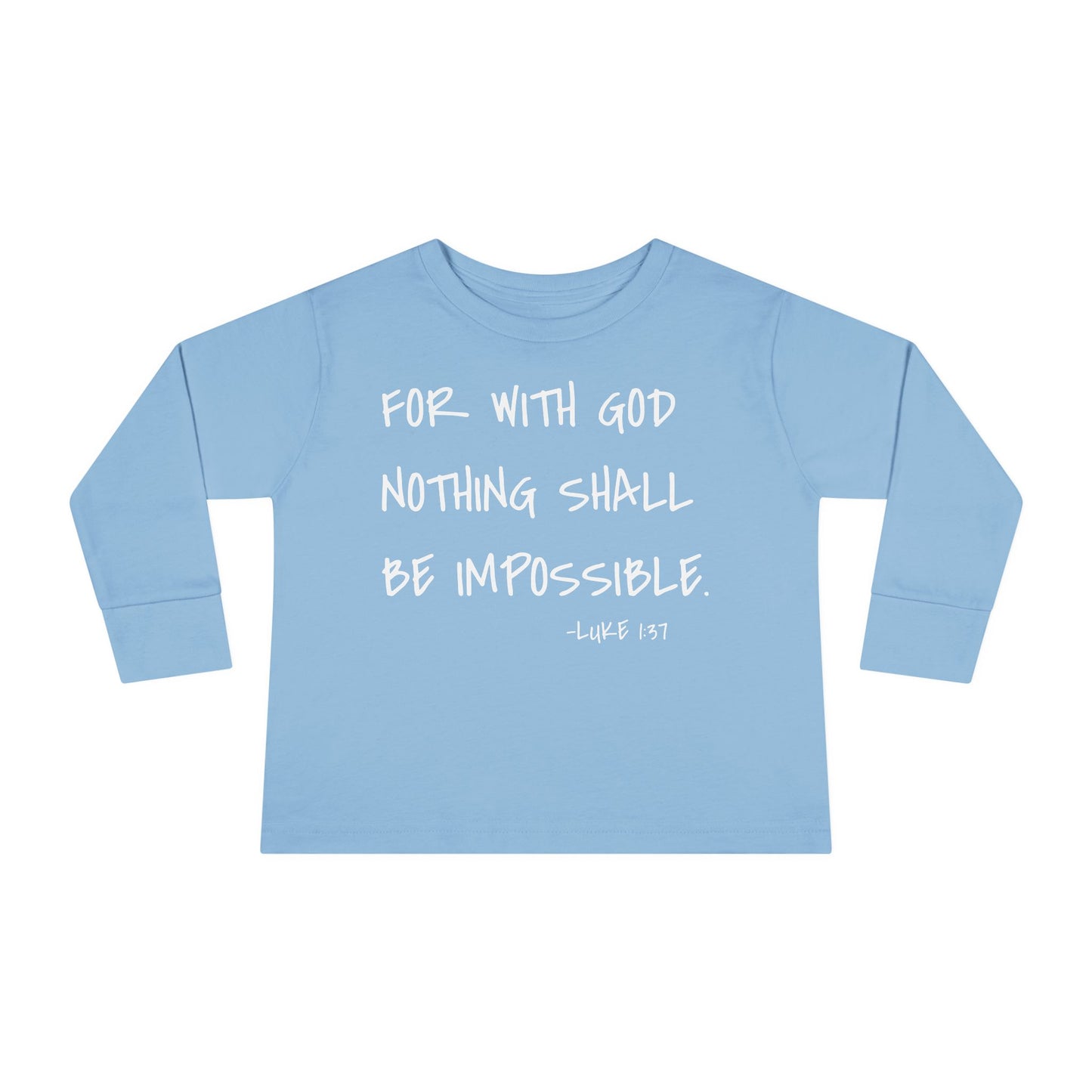 GOD DID - Toddler Long Sleeve T-Shirt