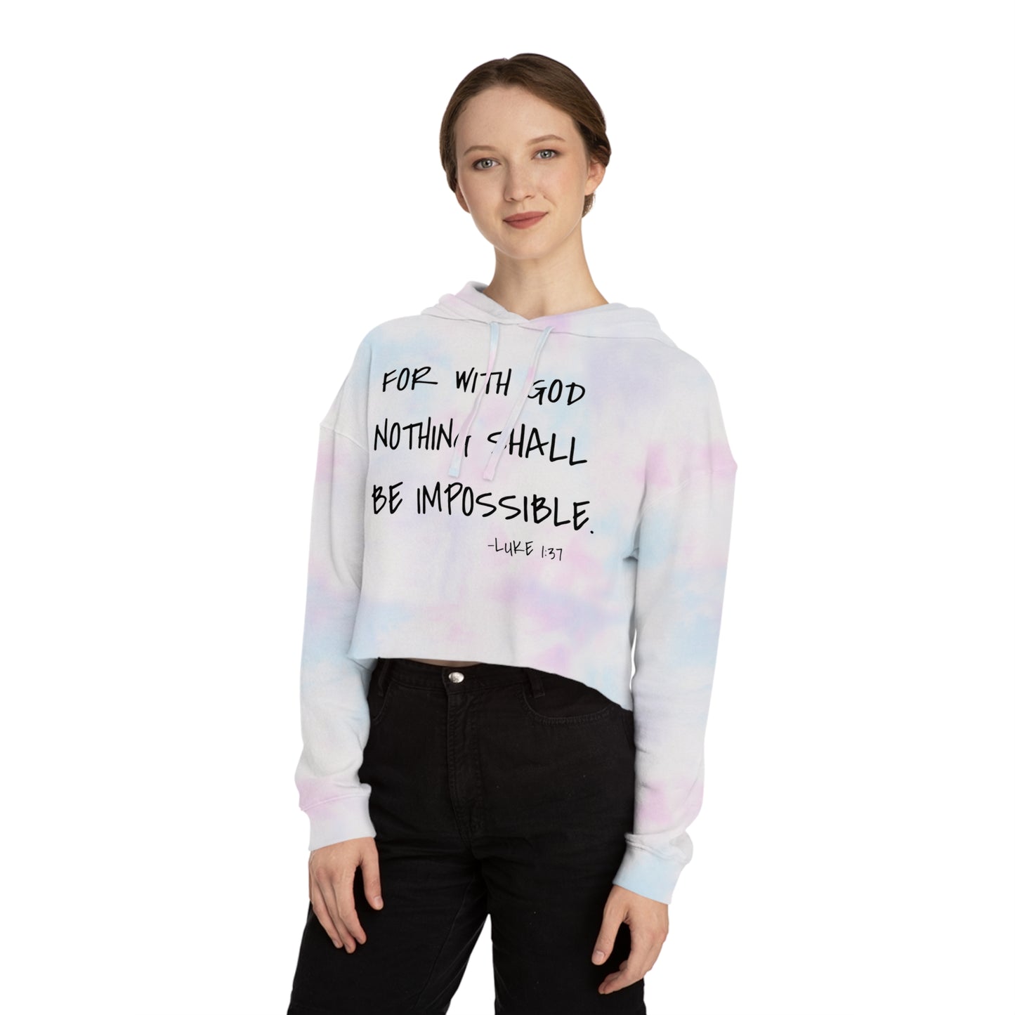 GOD DID - Women’s Cropped Hoodie