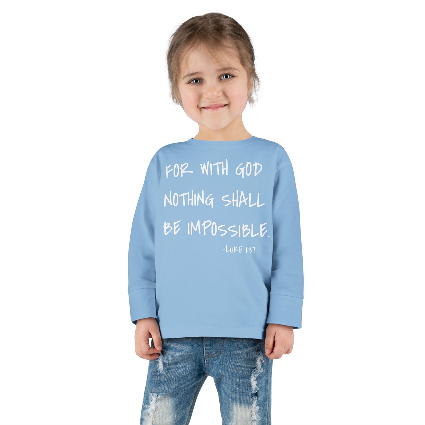 GOD DID - Toddler Long Sleeve T-Shirt